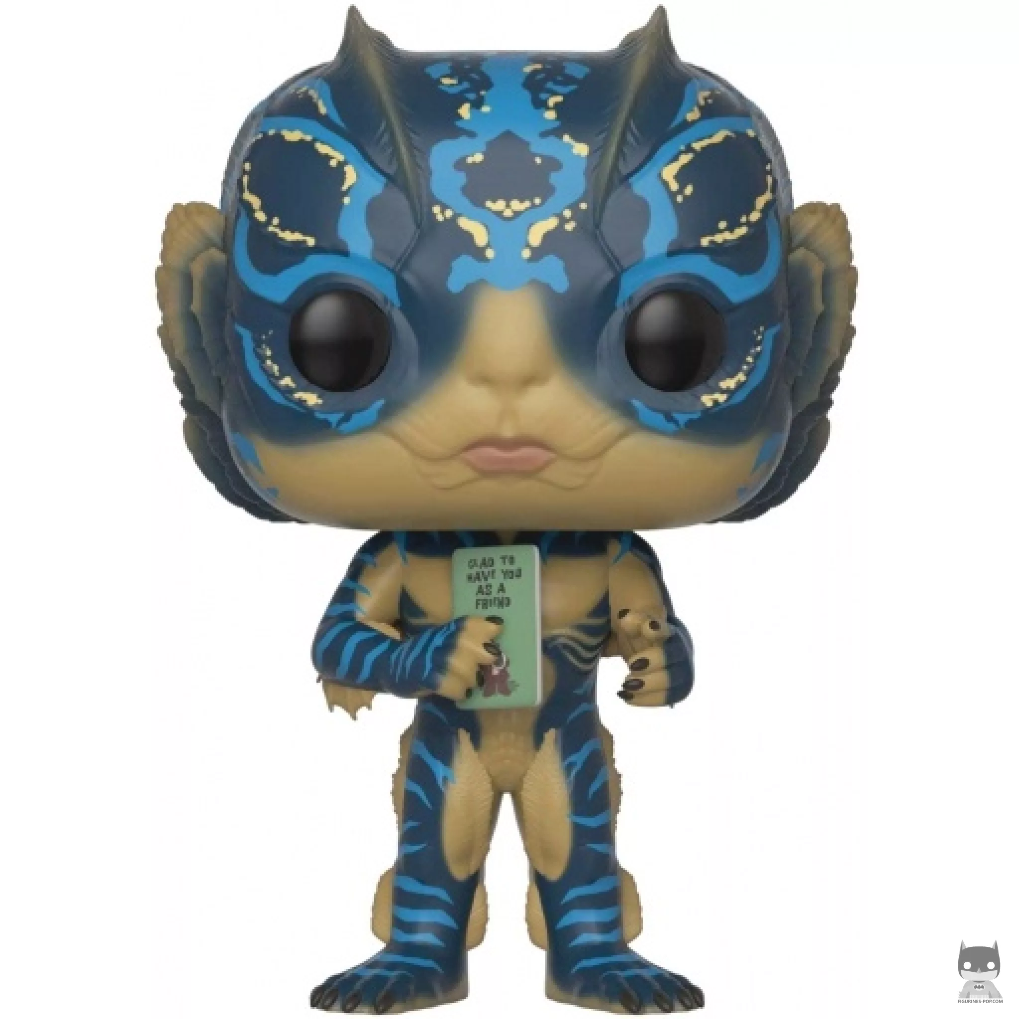 Figurine Funko POP Homme Amphibien avec Carte (La Forme de l'eau)