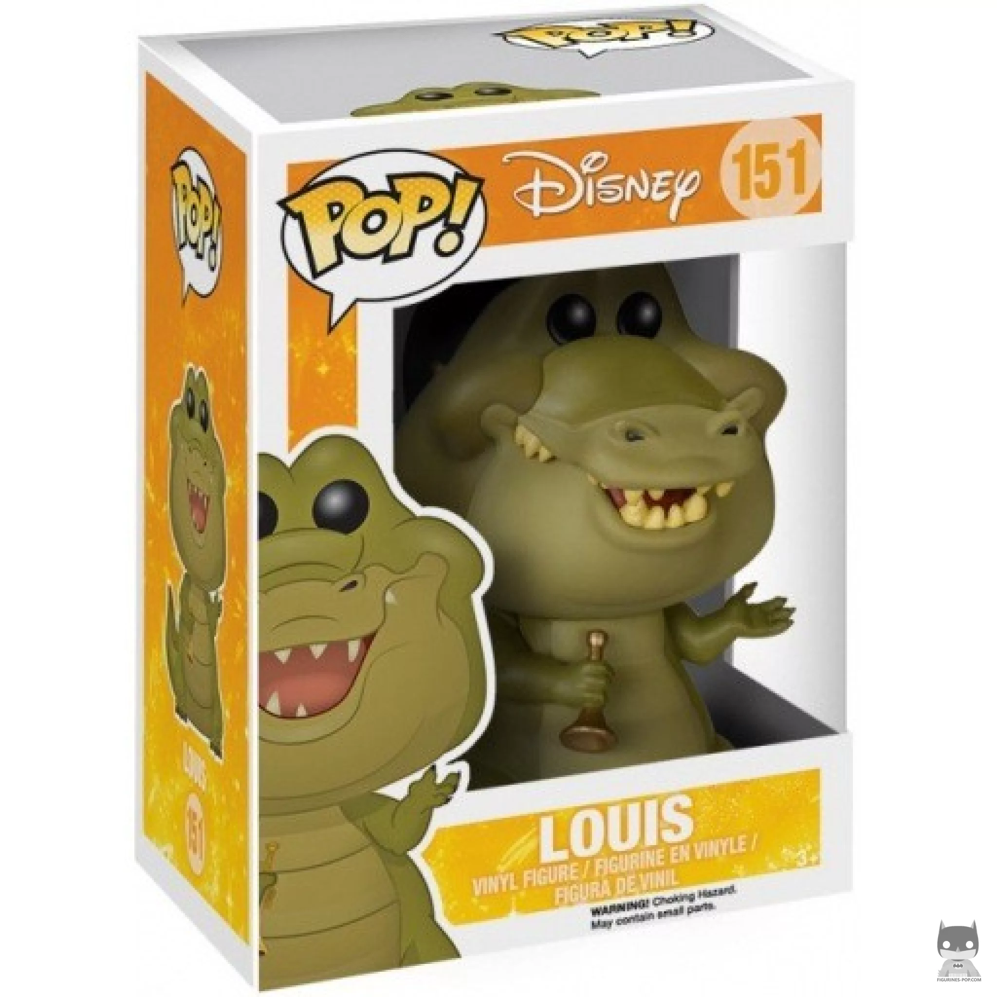 Figurine Funko POP Louis l'Alligator avec boîte