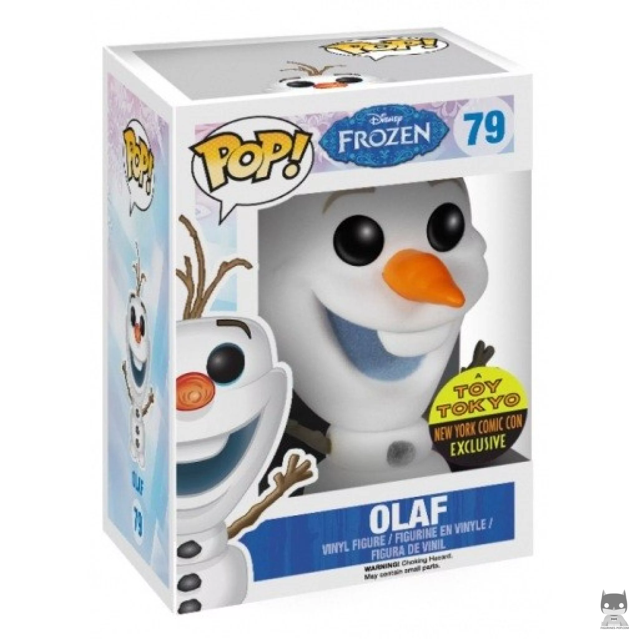Figurine Funko POP Olaf (Flocked) avec boîte