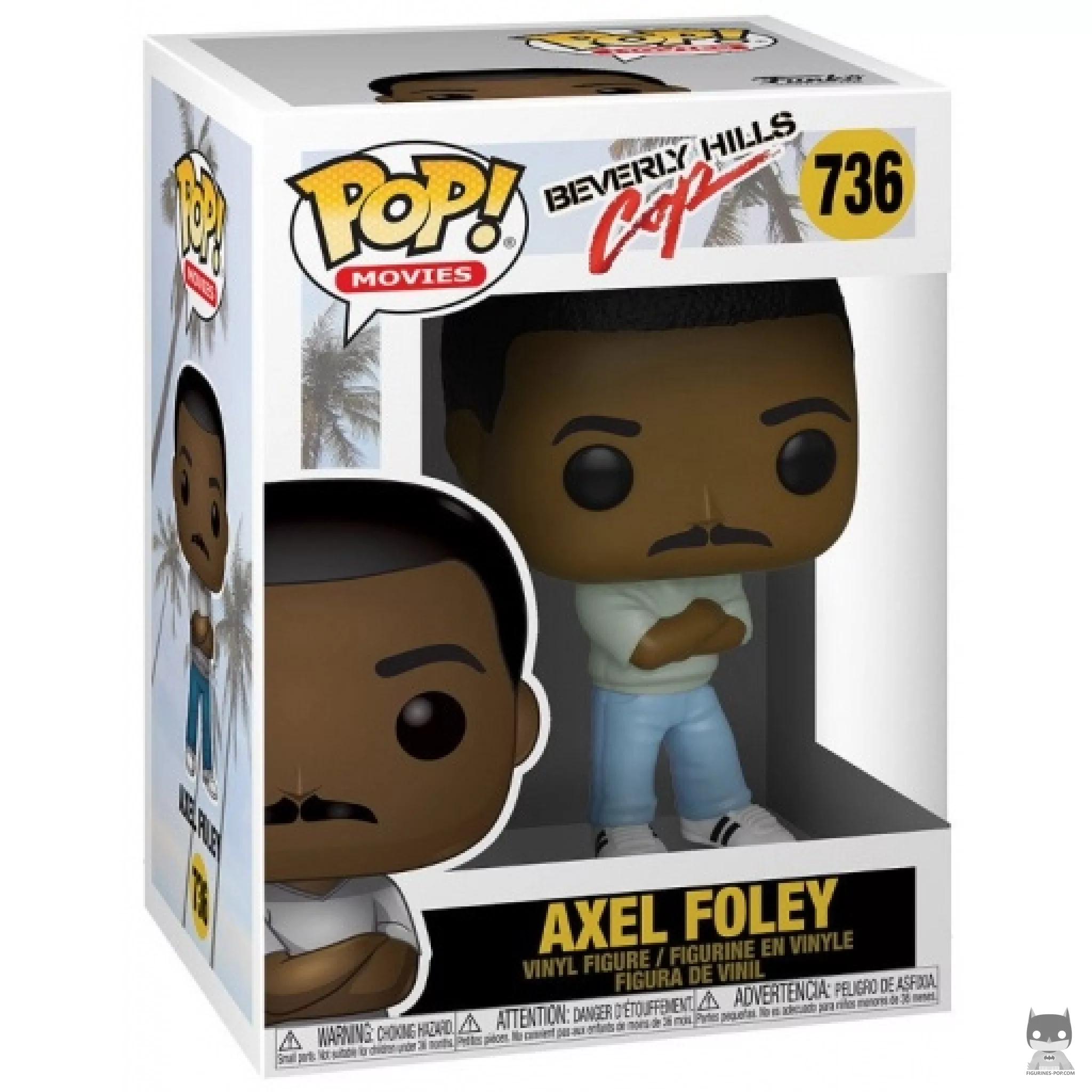 Figurine Funko POP Axel Foley avec boîte