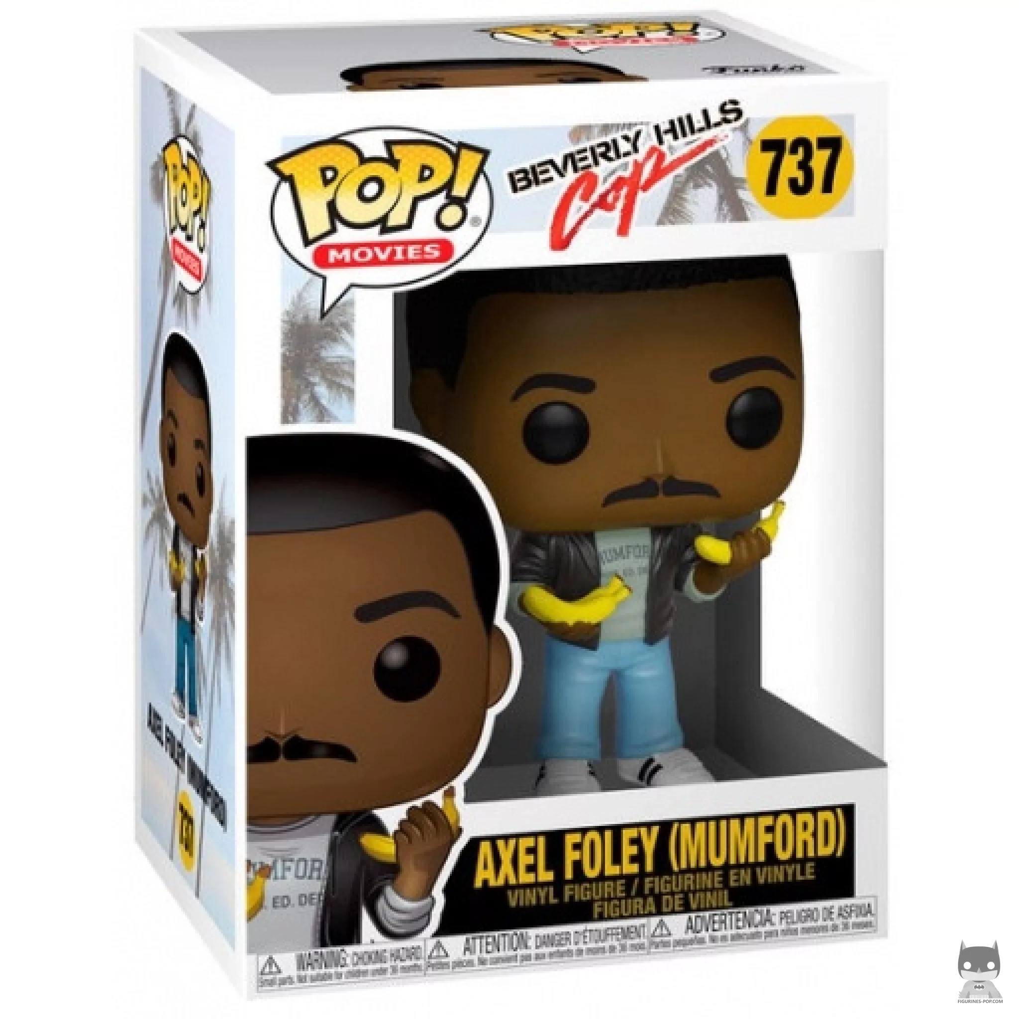 Figurine Funko POP Axel Foley (Mumford) avec boîte