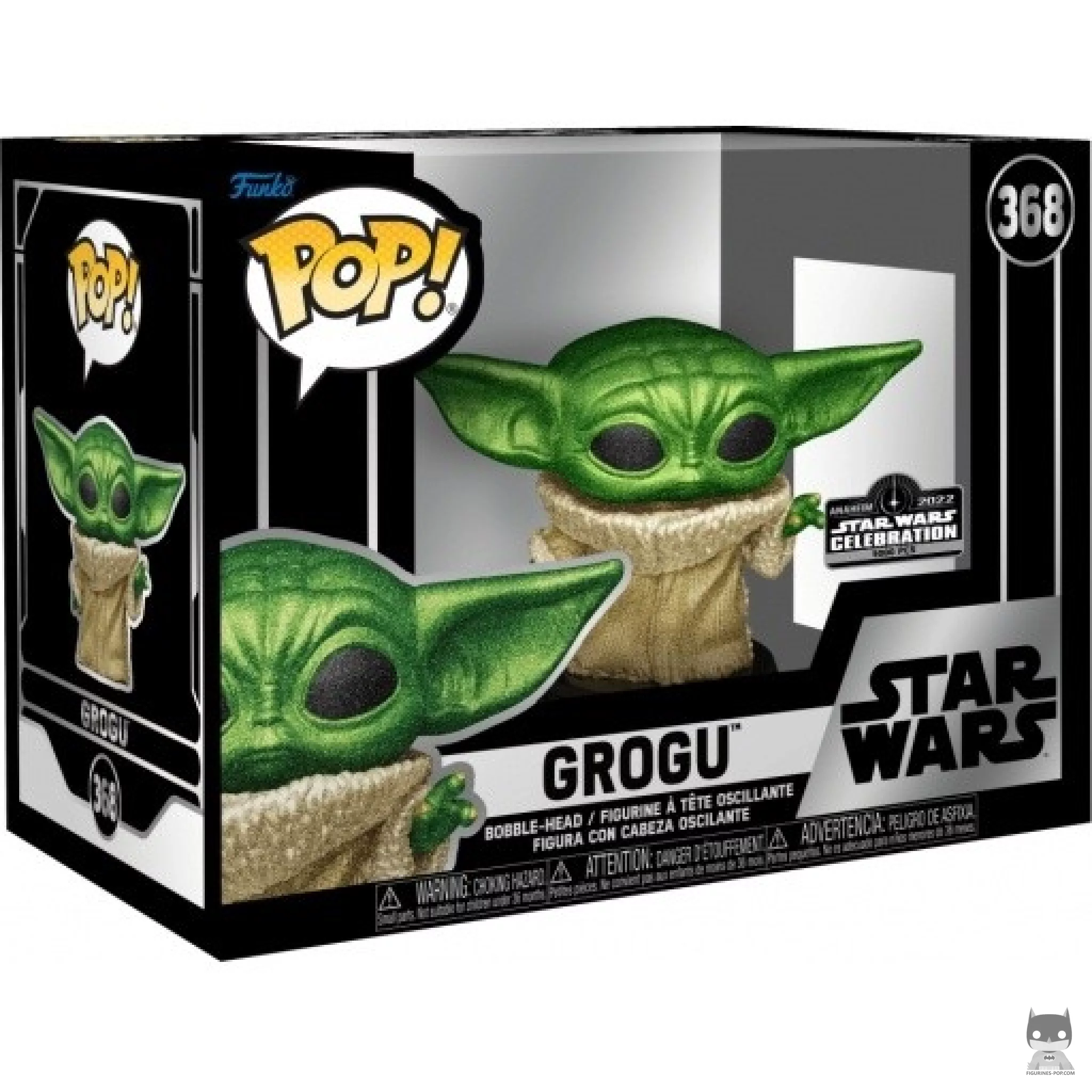 Figurine Funko POP Grogu (Diamond Glitter) avec boîte