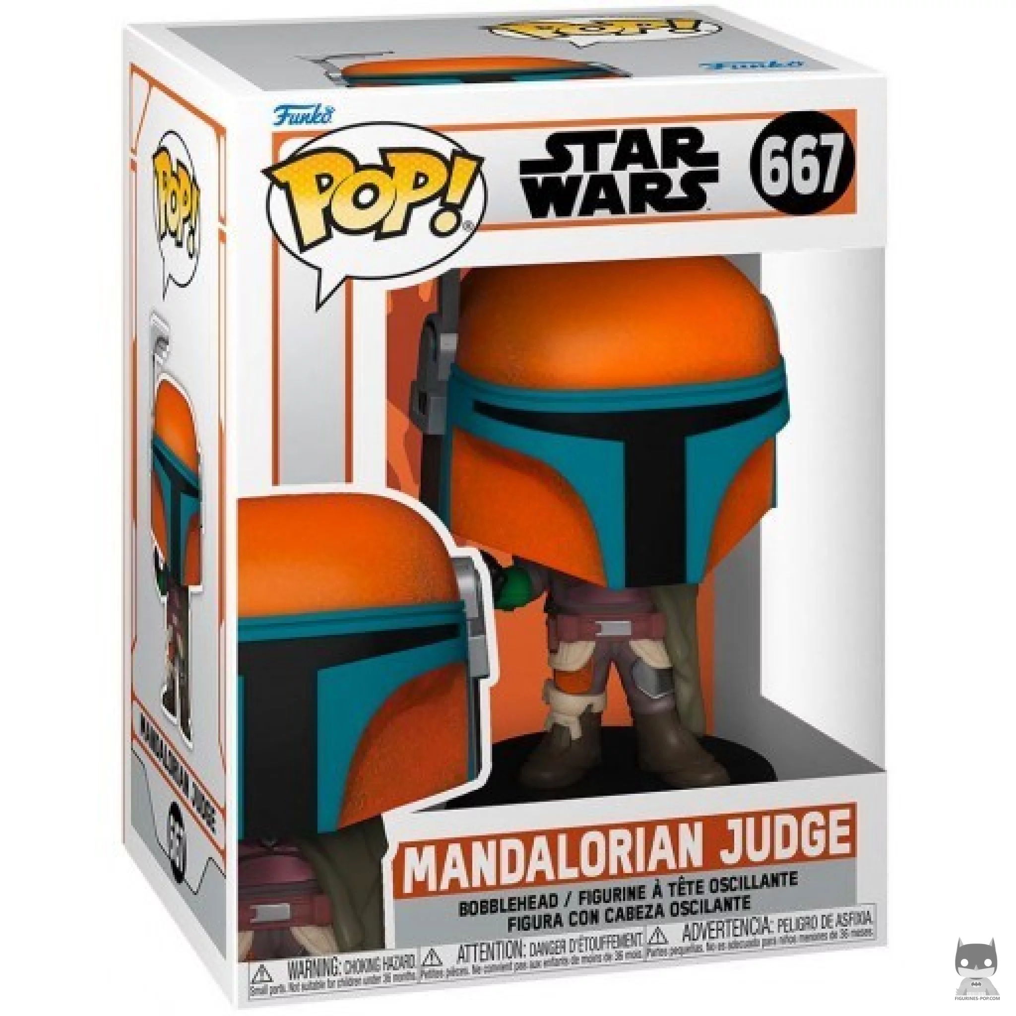 Figurine Funko POP Juge Mandalorien avec boîte