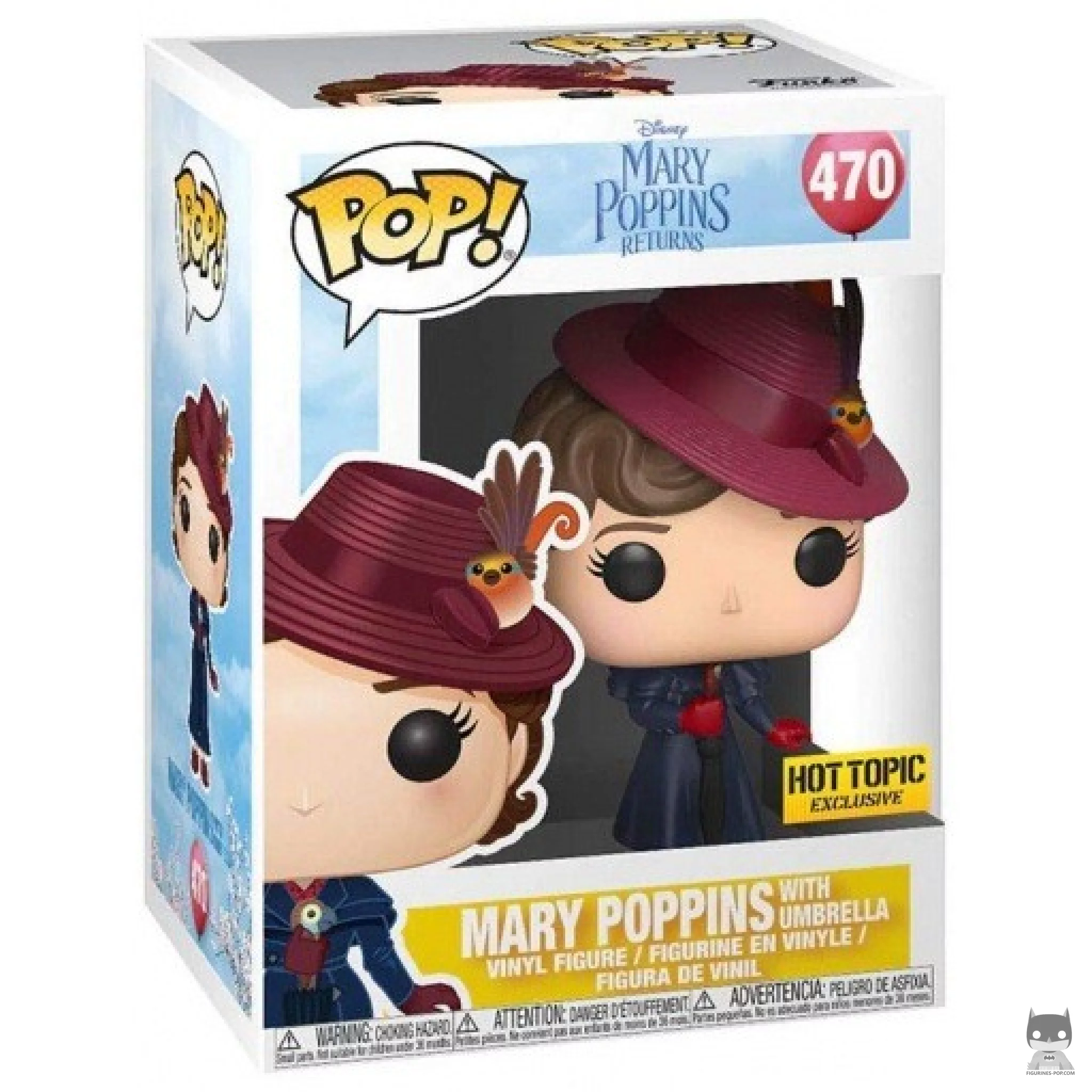 Figurine Funko POP Mary Poppins avec Parapluie avec boîte