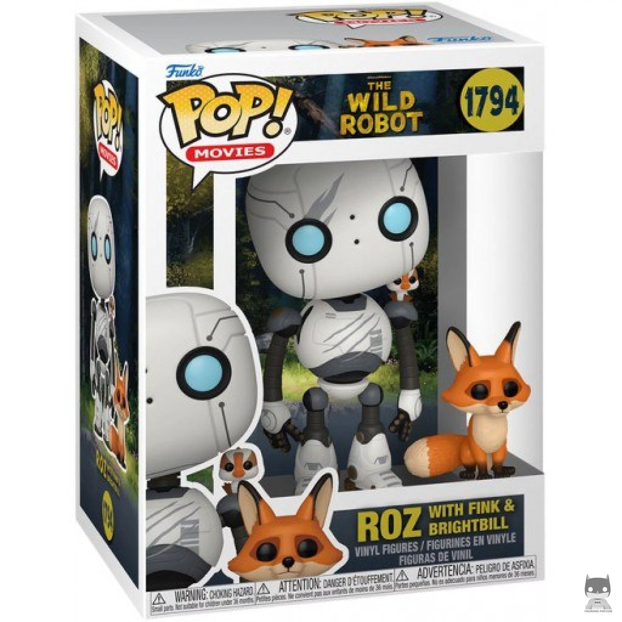 Figurine Funko POP Roz avec Joli-Bec et Escobar avec boîte