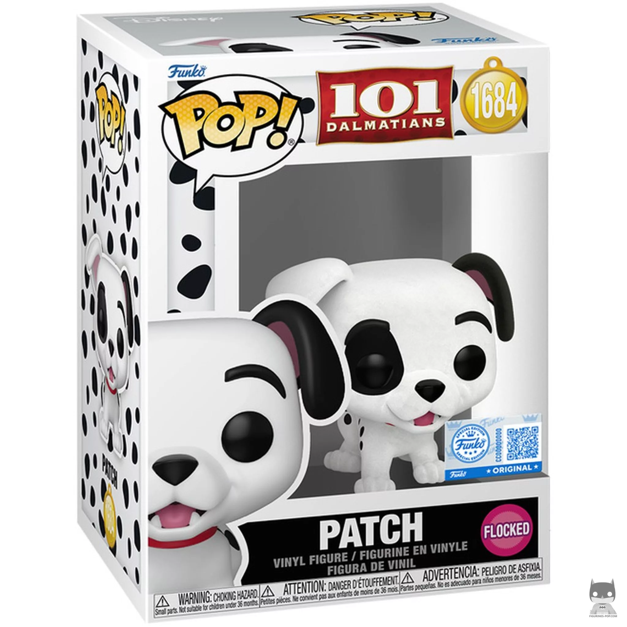 Figurine Funko POP Patch (Flocked) avec boîte