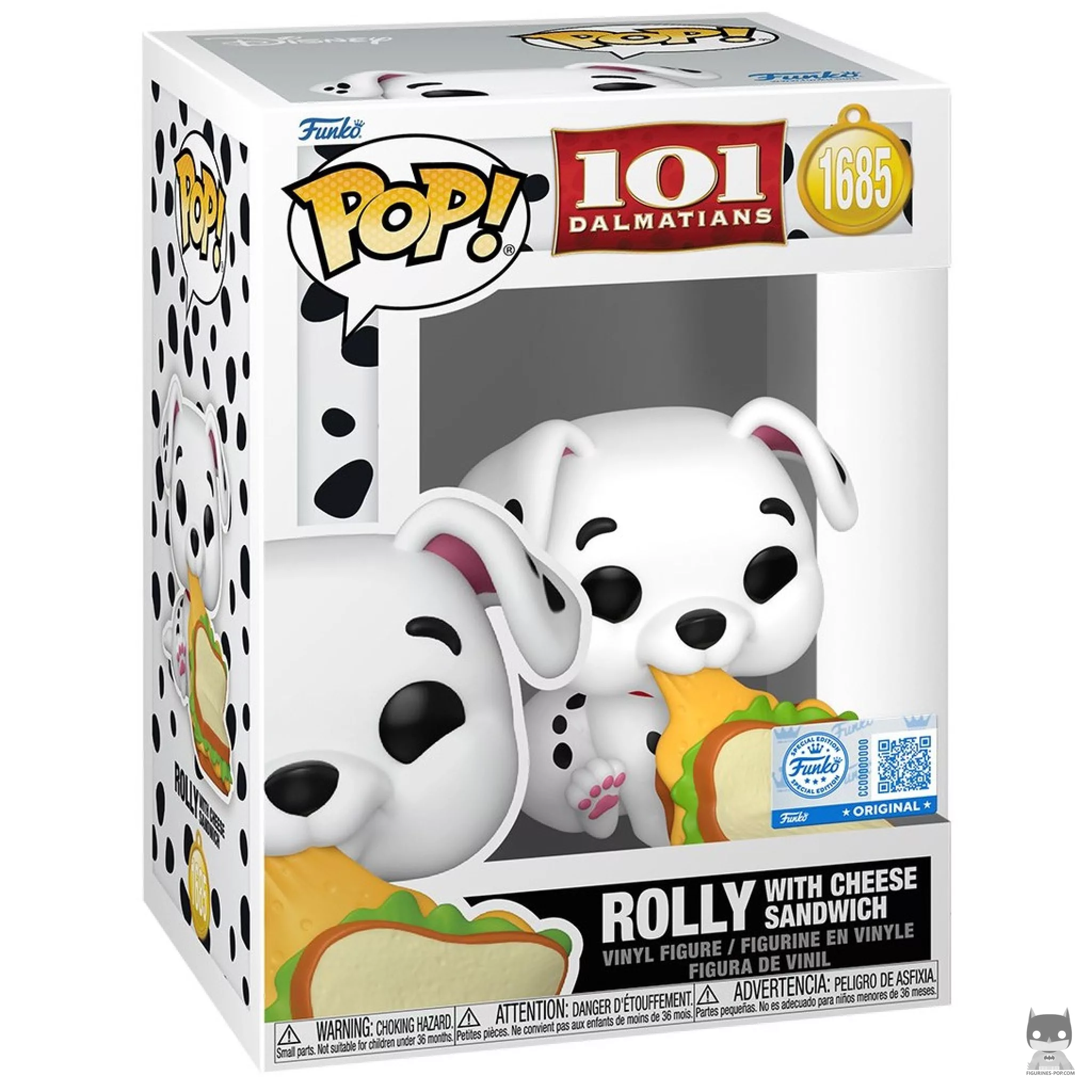 Figurine Funko POP Rolly avec Sandwich Fromage avec boîte