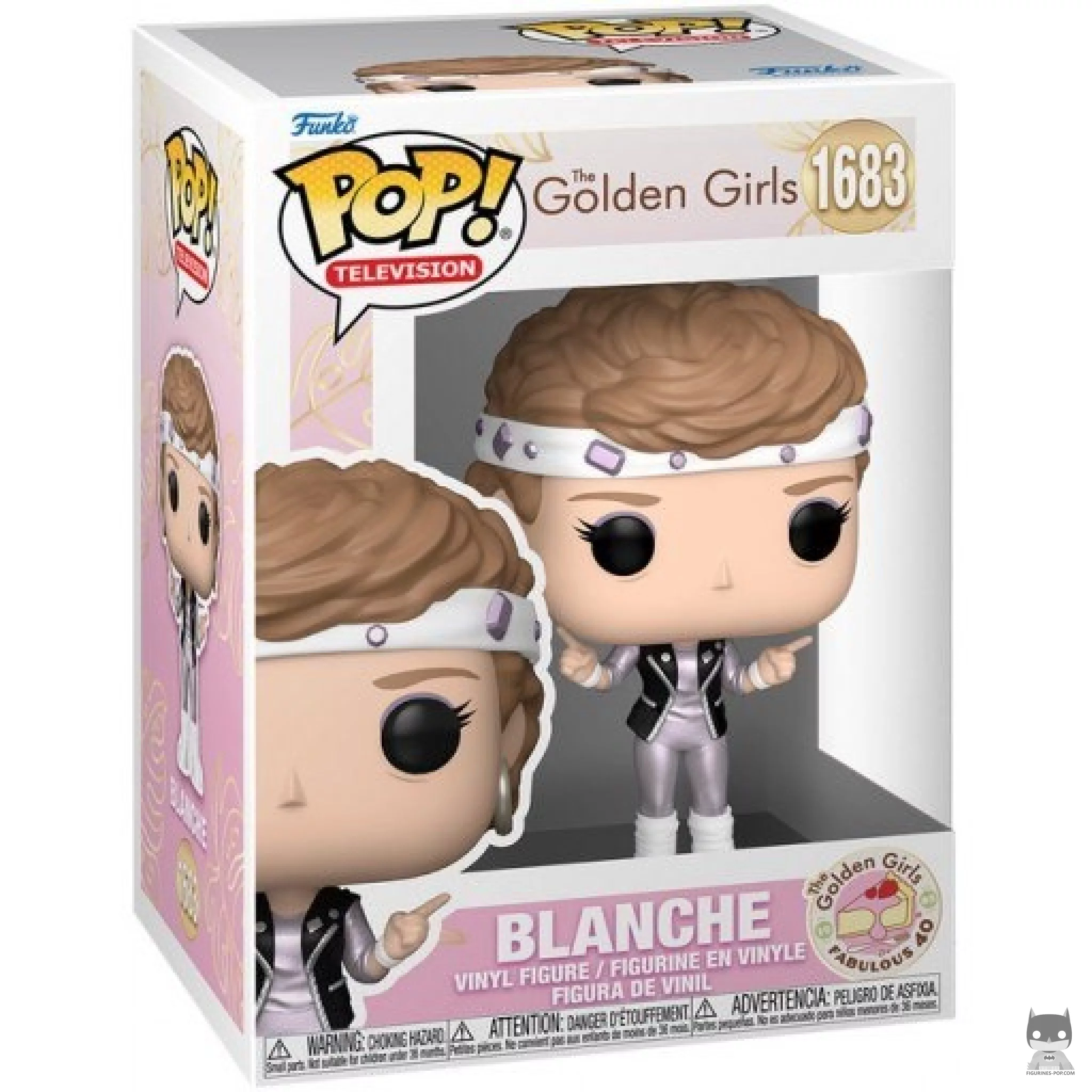 Figurine Funko POP Blanche en Tenue de Gym (Fabulous 40) avec boîte