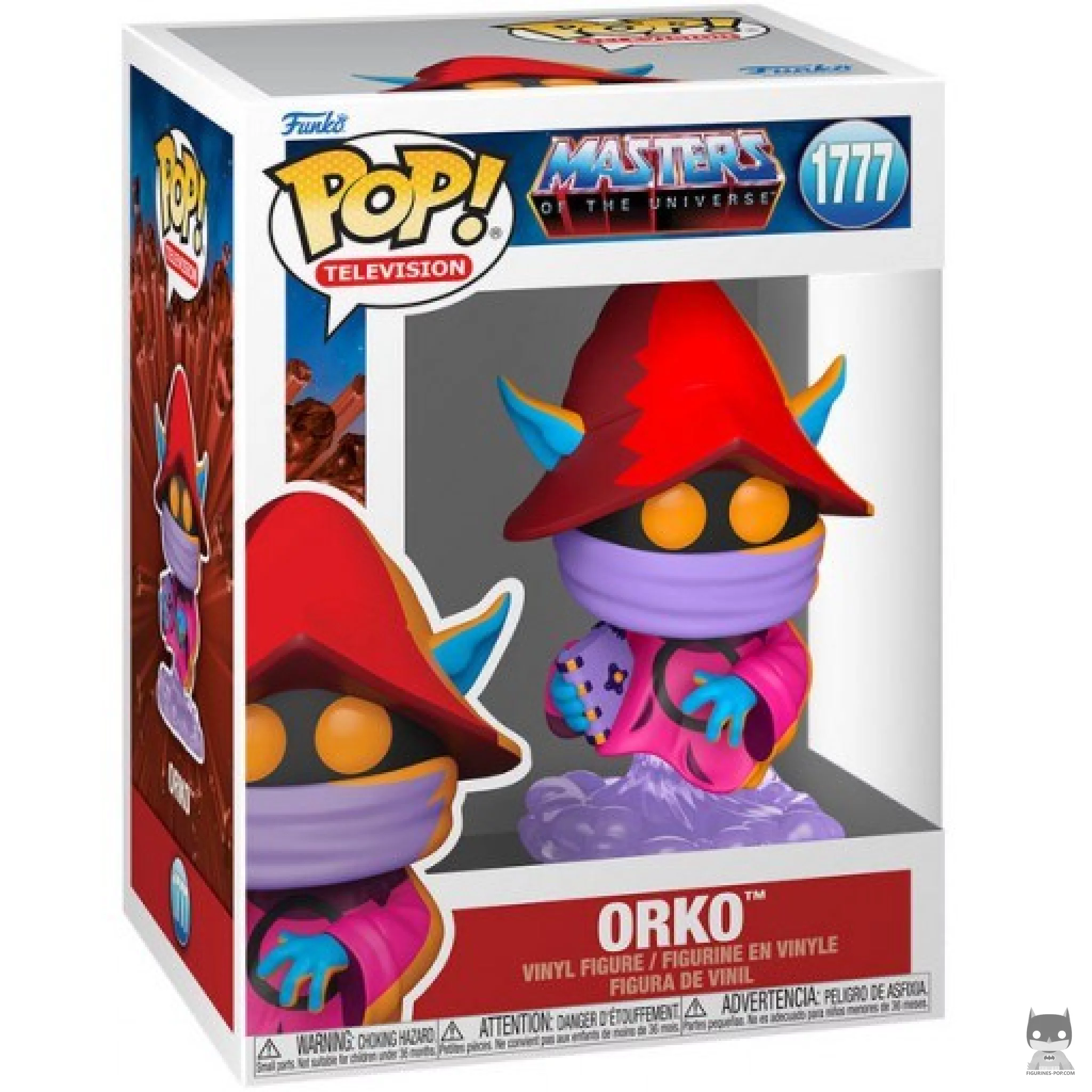 Figurine Funko POP Orko (Retro Neon) avec boîte