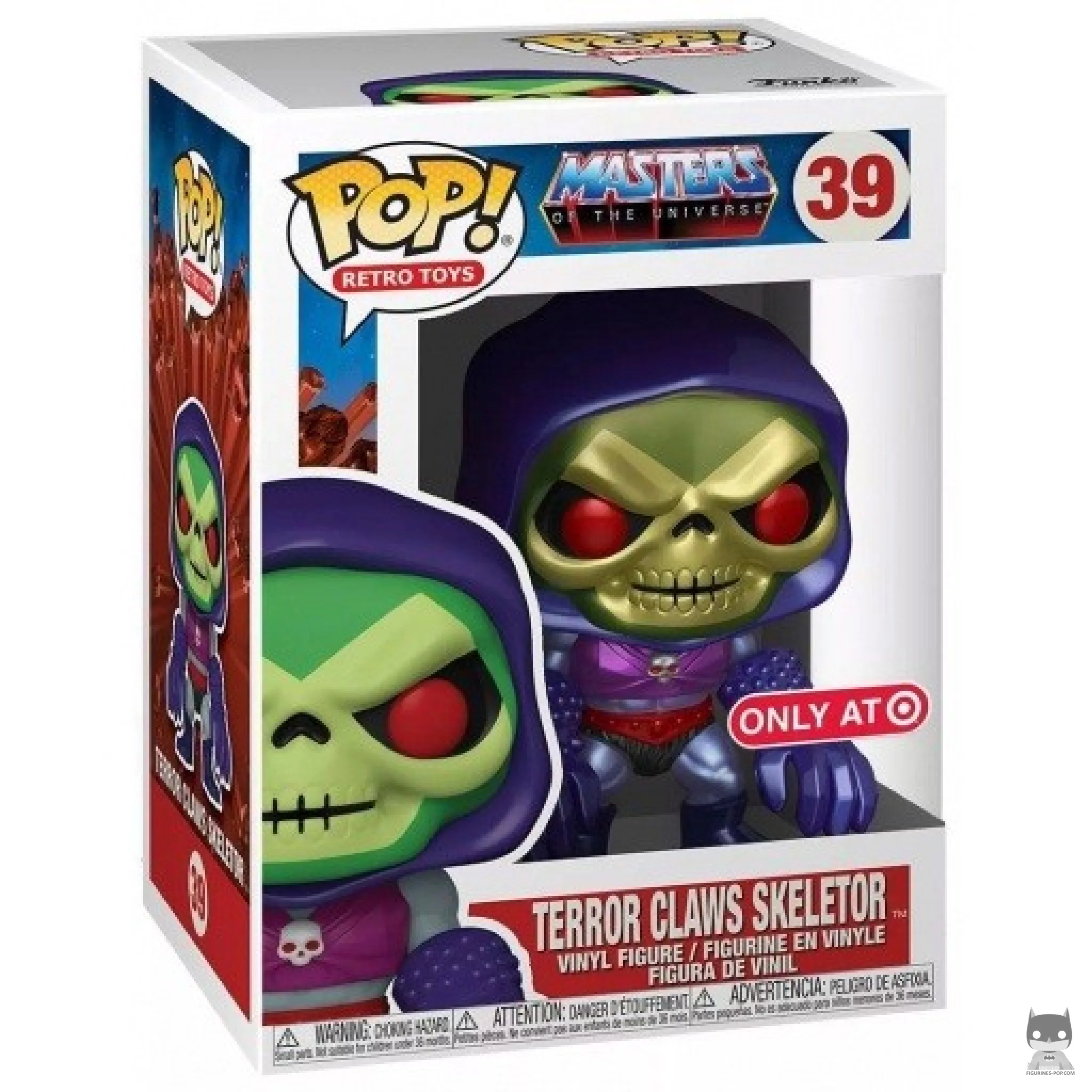 Figurine Funko POP Terror Claws Skeletor (Metallic) avec boîte