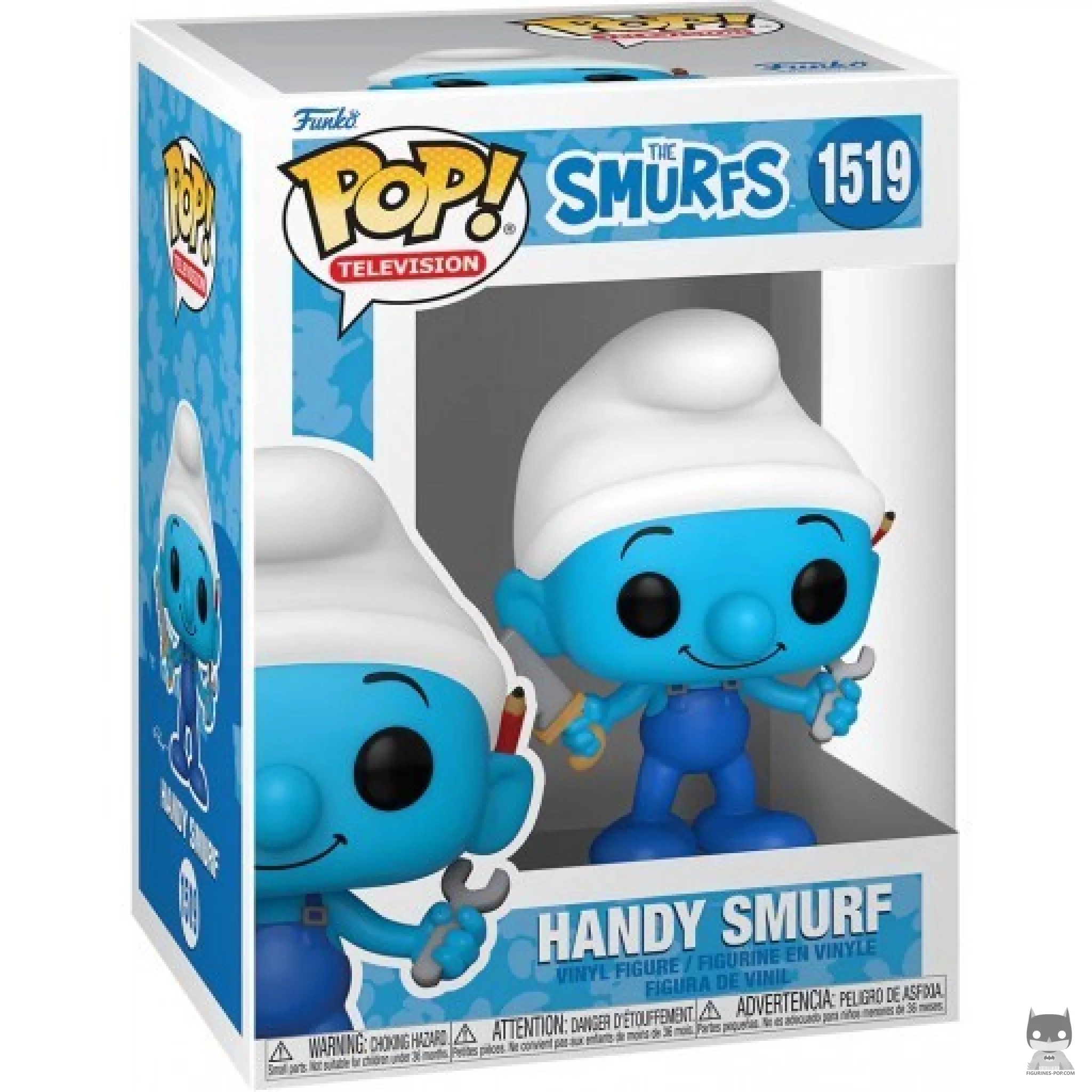 Figurine Funko POP Schtroumpf Bricoleur avec boîte