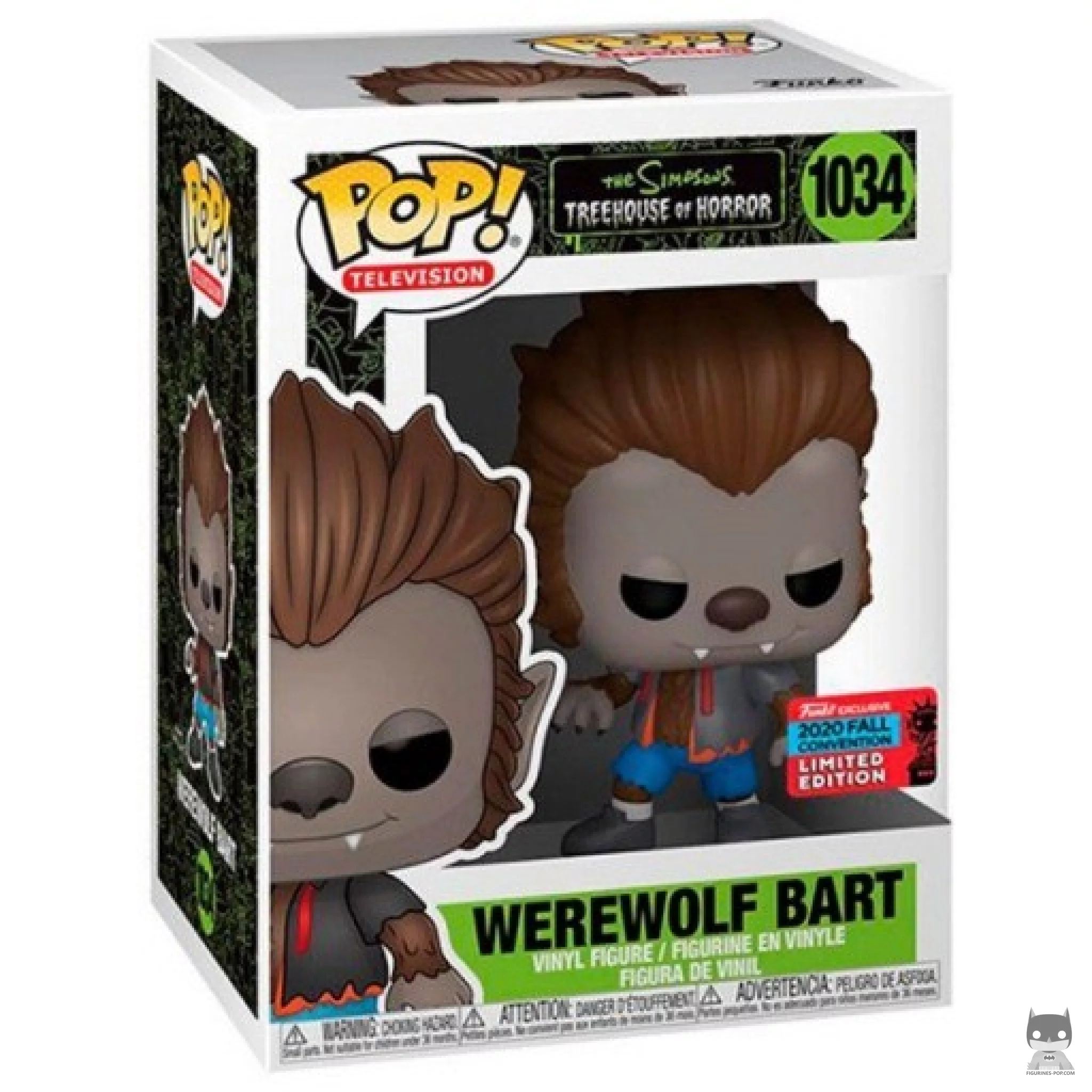 Figurine Funko POP Bart en Loup-Garou avec boîte