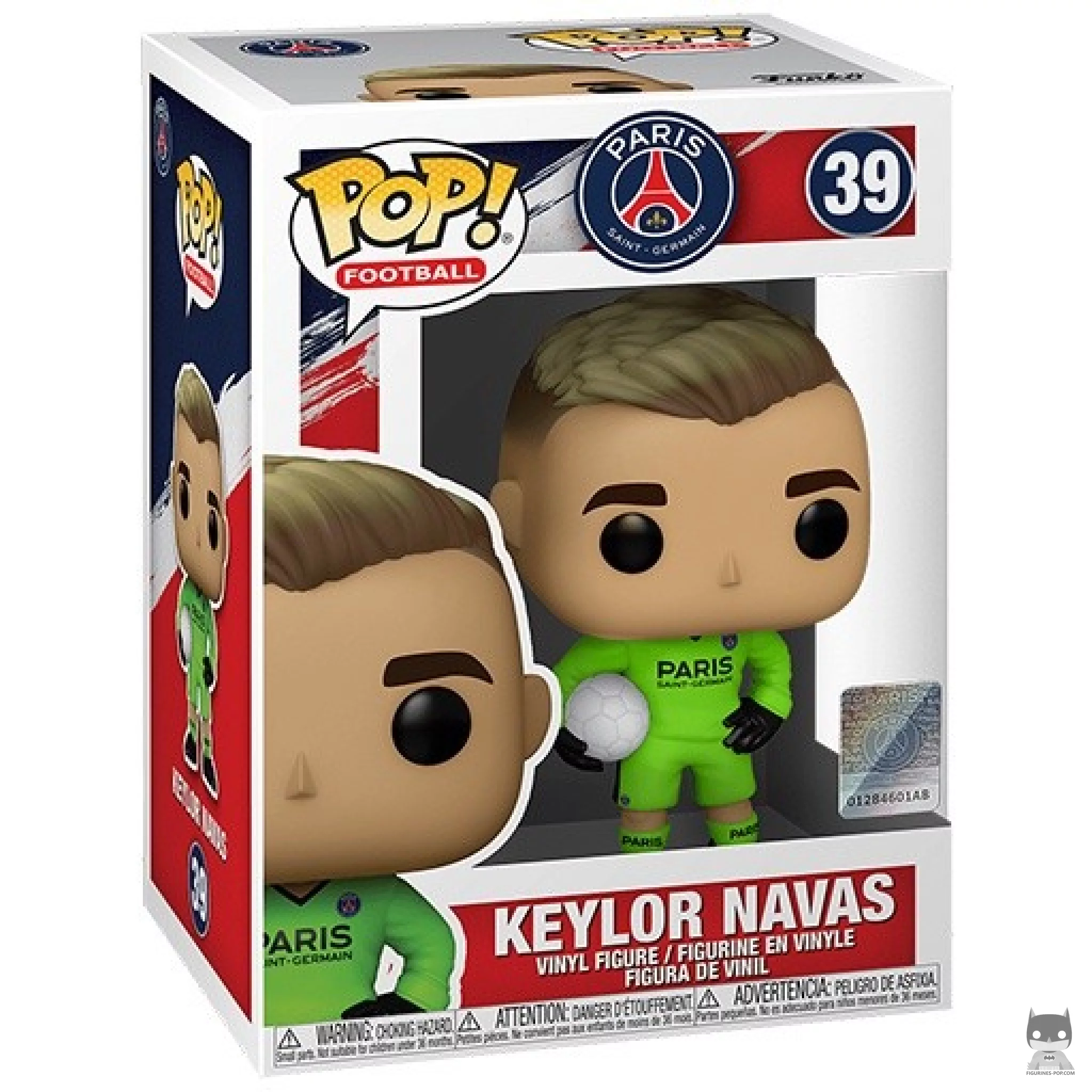 Figurine Funko POP Keylor Navas (Paris Saint-Germain) avec boîte