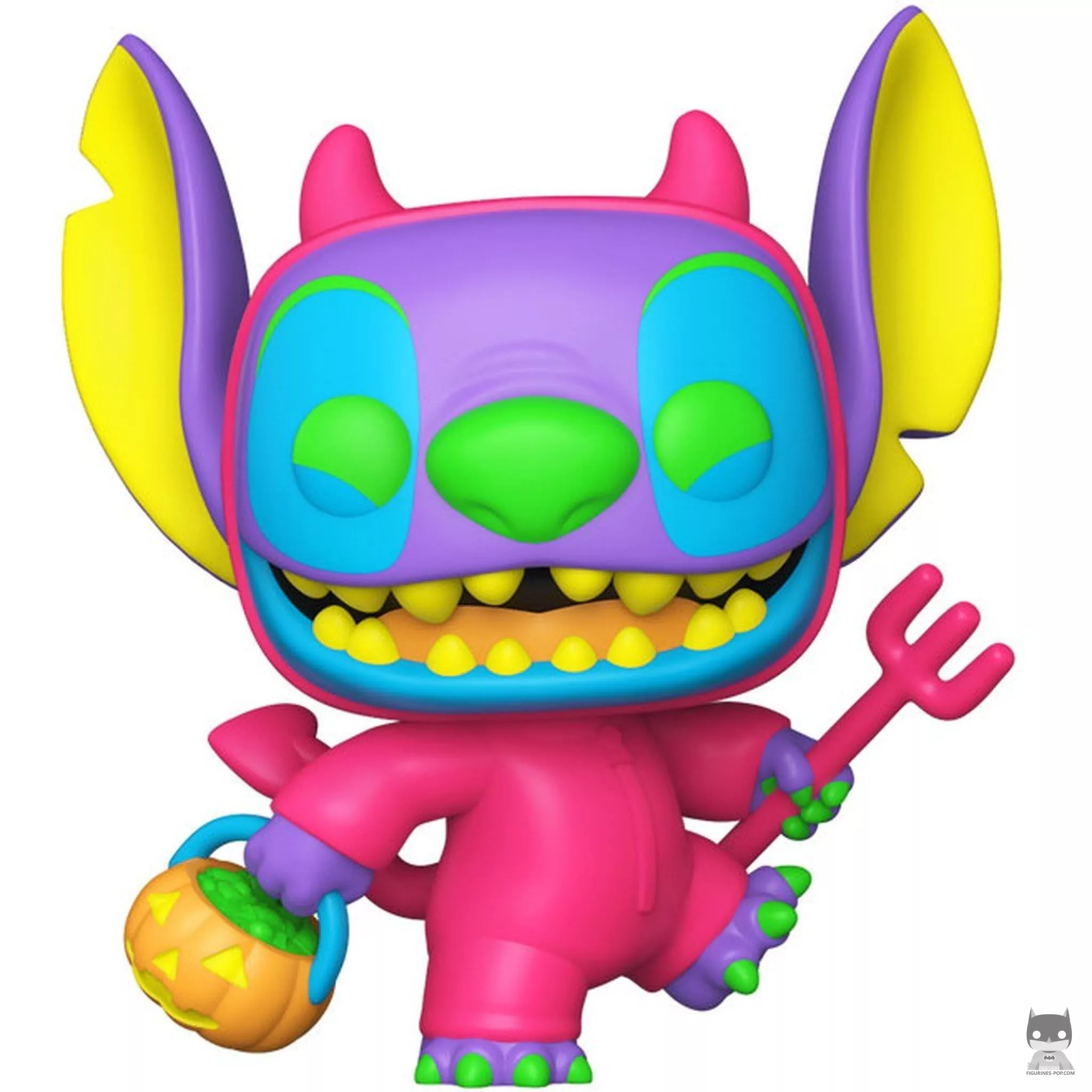 Figurine Funko POP Stitch Démon (Chase & Black Light) (Lilo and Stitch)