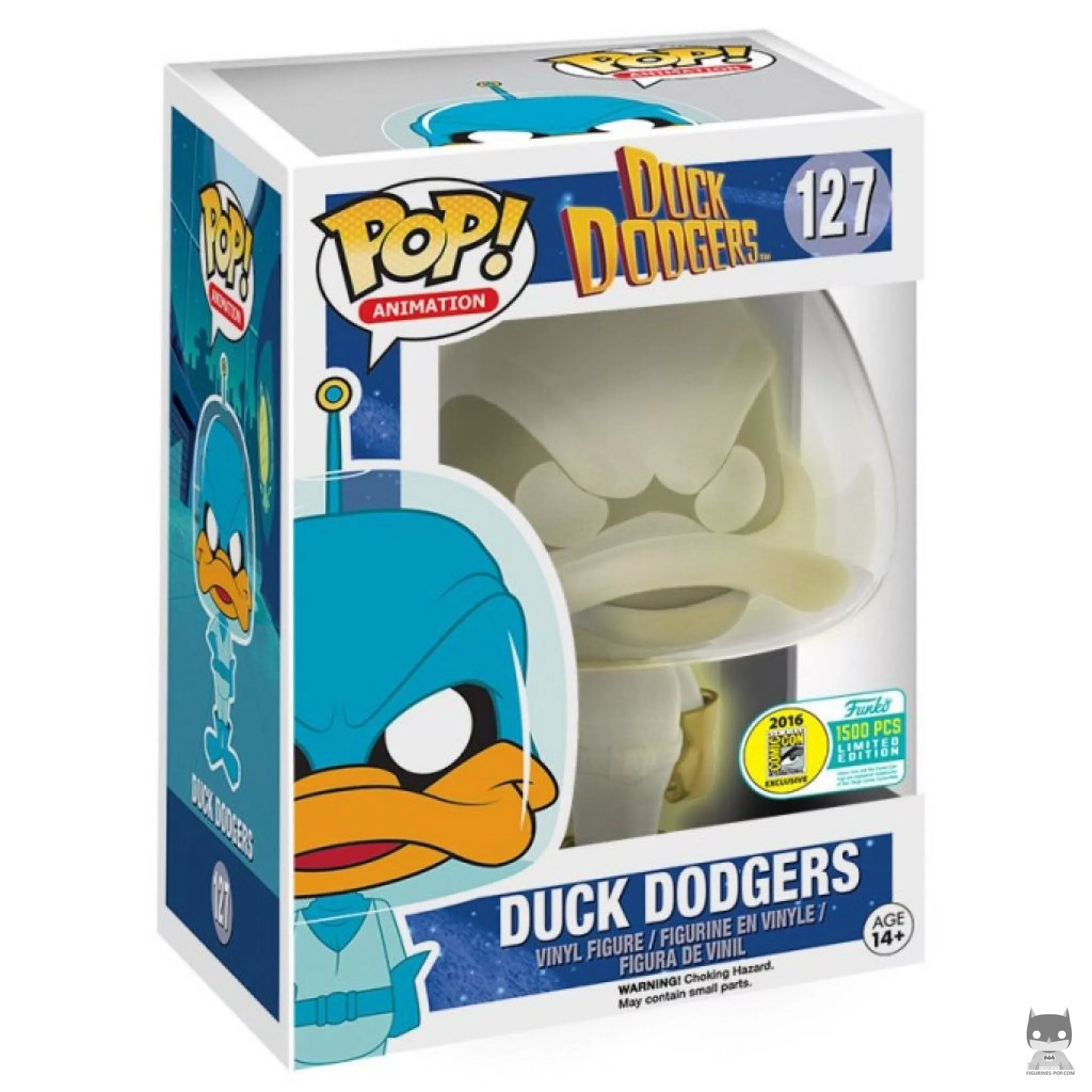 Figurine Funko POP Duck Dodgers (Blanc) avec boîte