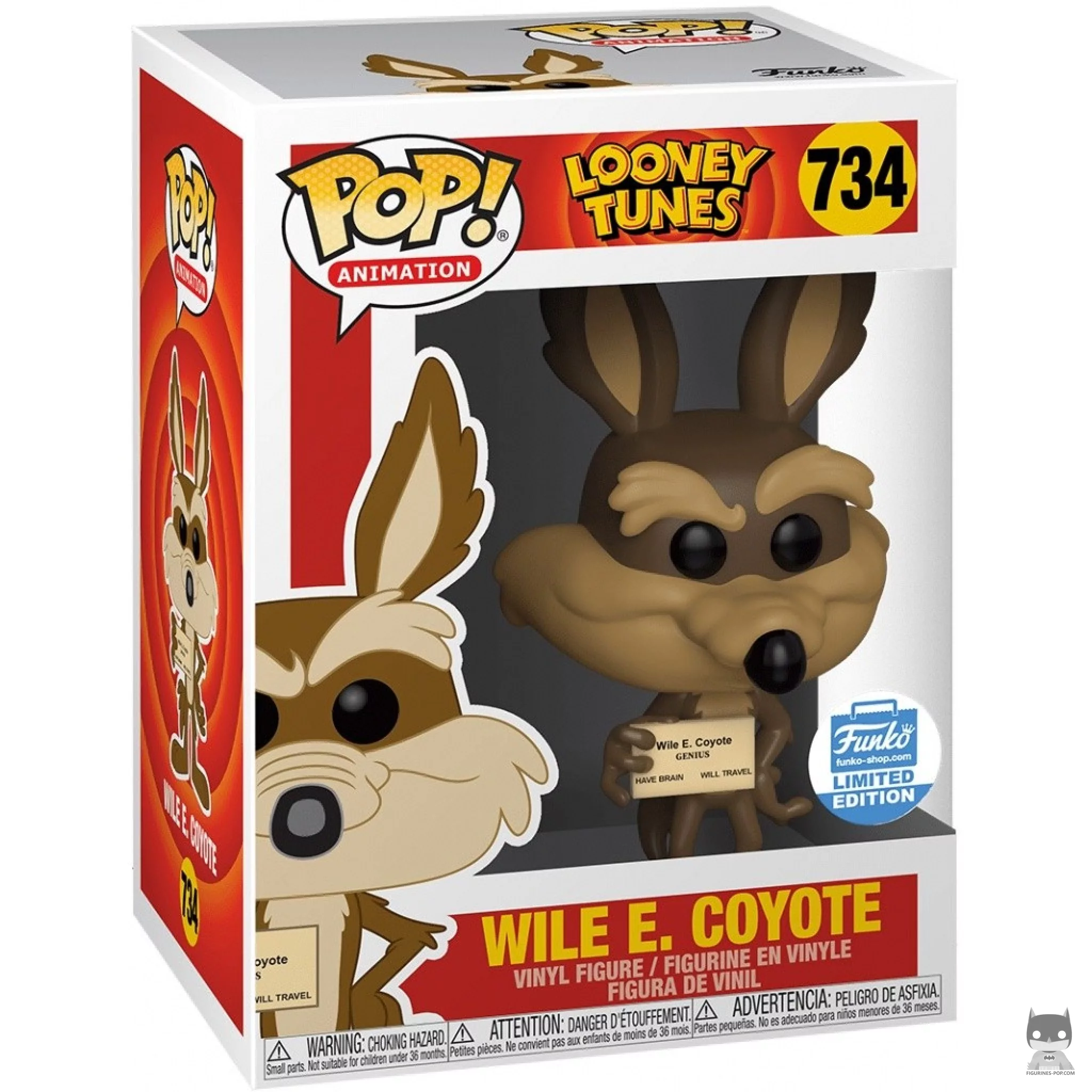 Figurine Funko POP Wile E. Coyote avec boîte