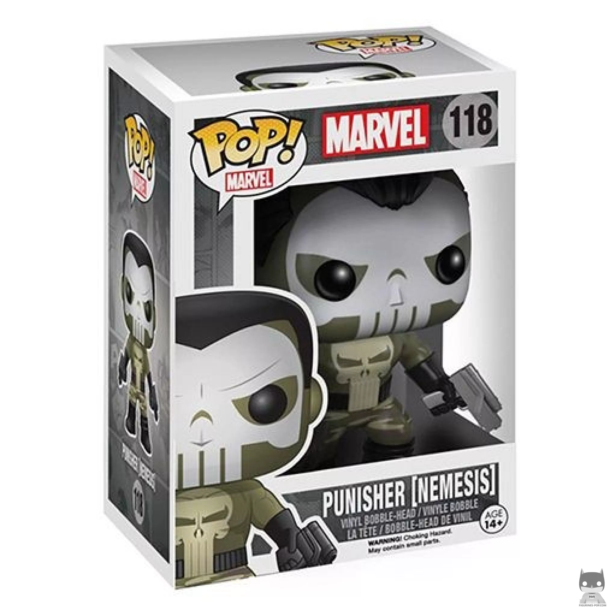 Figurine Funko POP Punisher (Nemesis) avec boîte