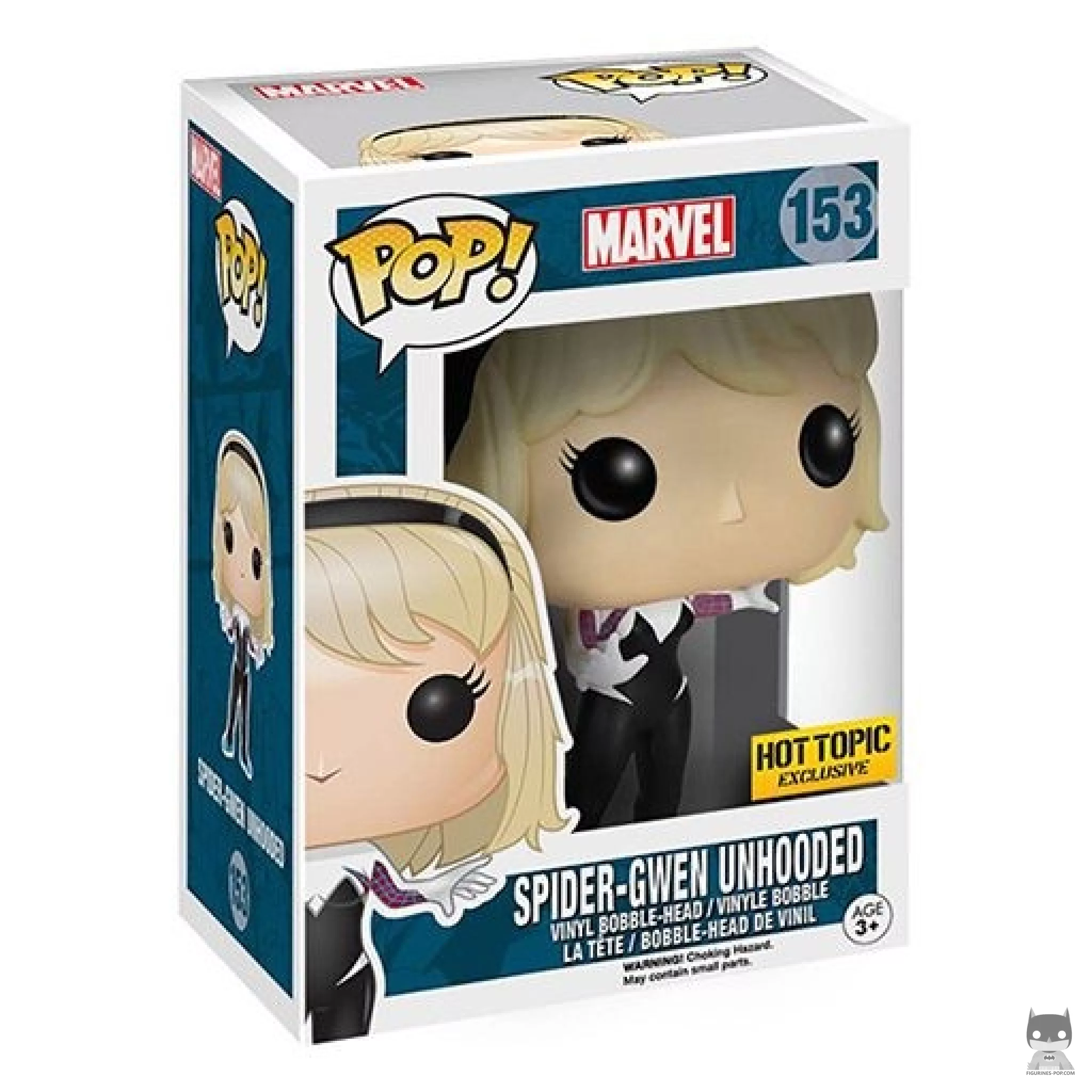 Figurine Funko POP Spider-Gwen (Sans Capuche) avec boîte