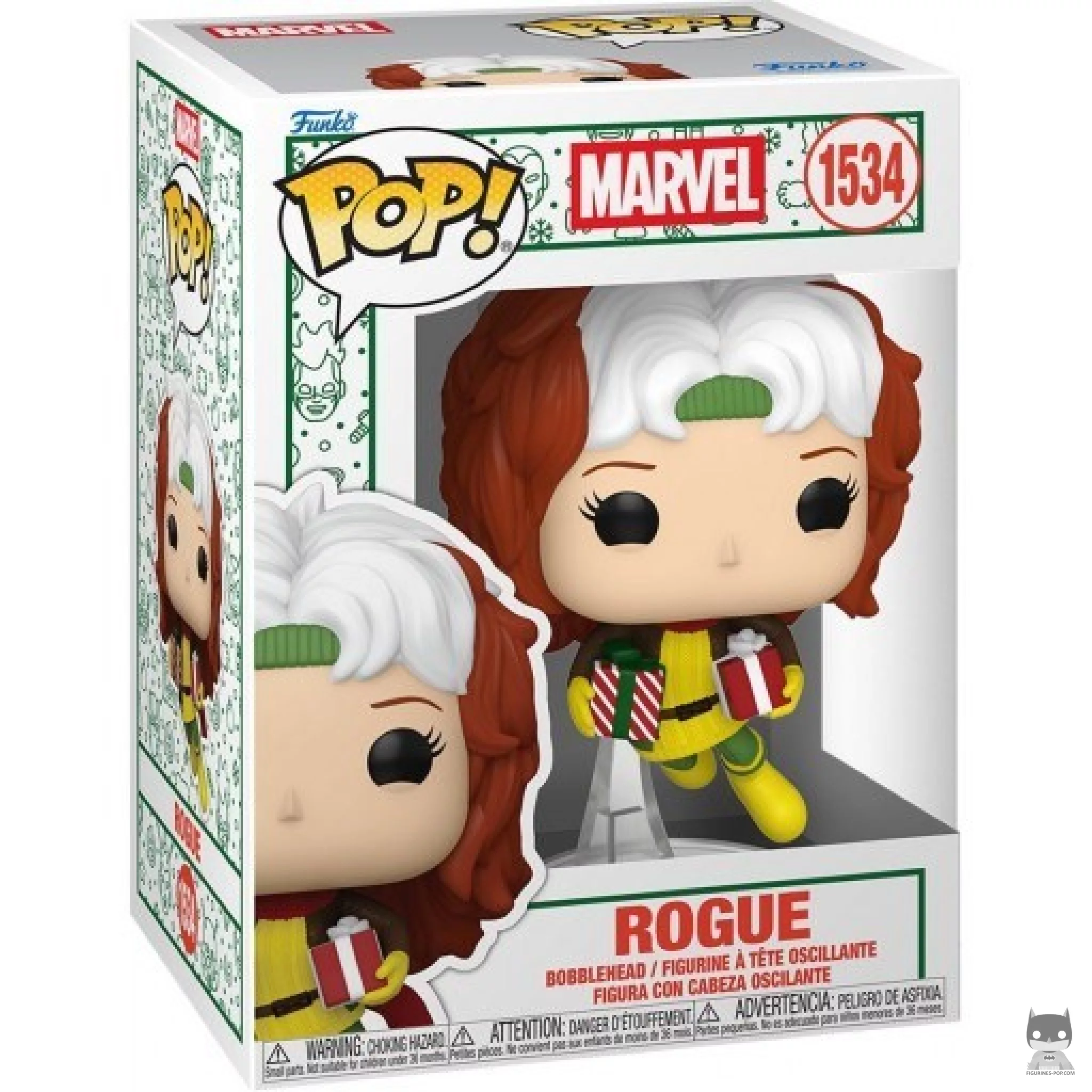 Figurine Funko POP Rogue (Noël) avec boîte