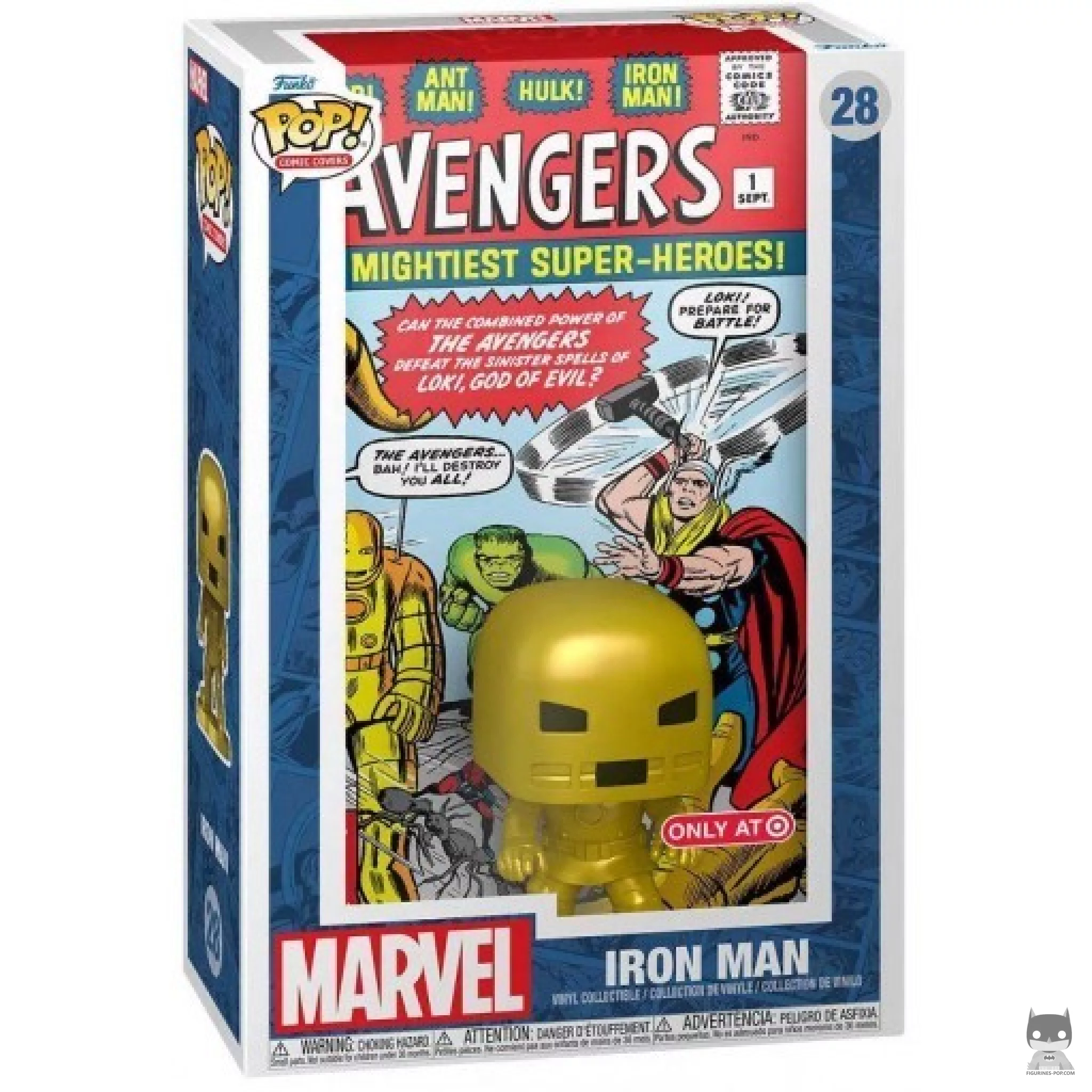 Figurine Funko POP Iron Man avec boîte