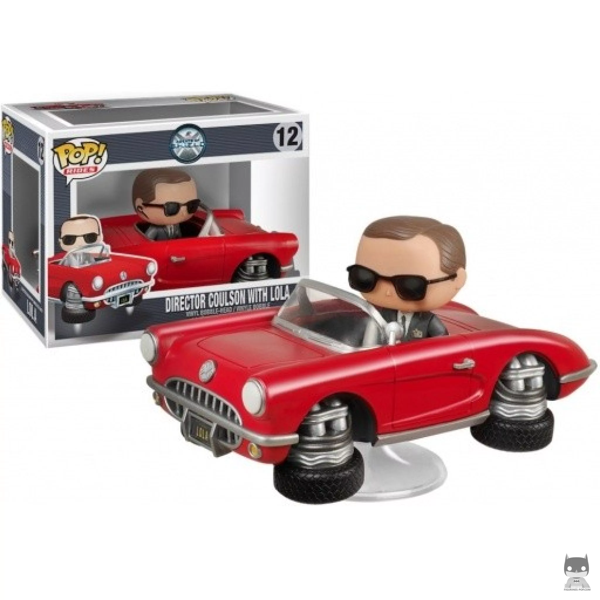 Figurine Funko POP Phil Coulson (avec Lola) (Marvel : Les Agents du SHIELD)