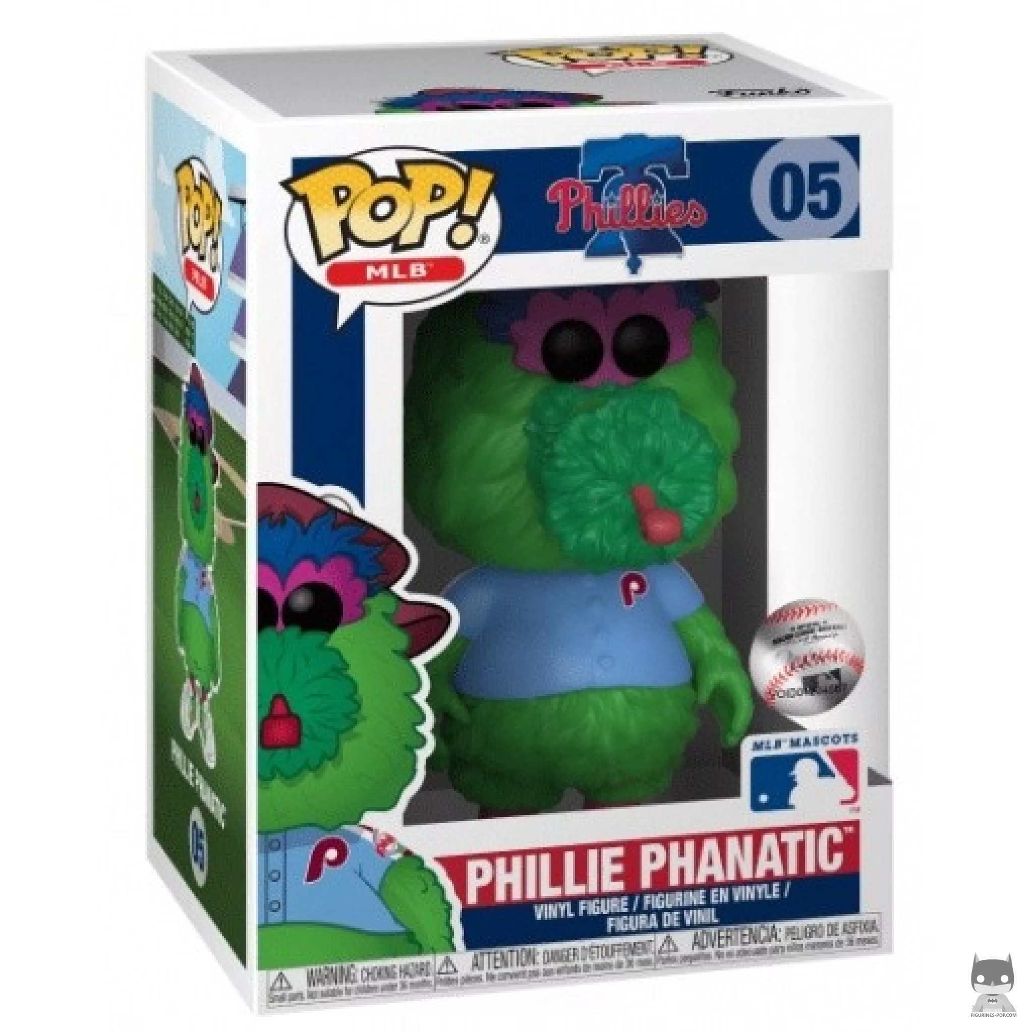 Figurine Funko POP Phillie Phanatic (Bleu) avec boîte