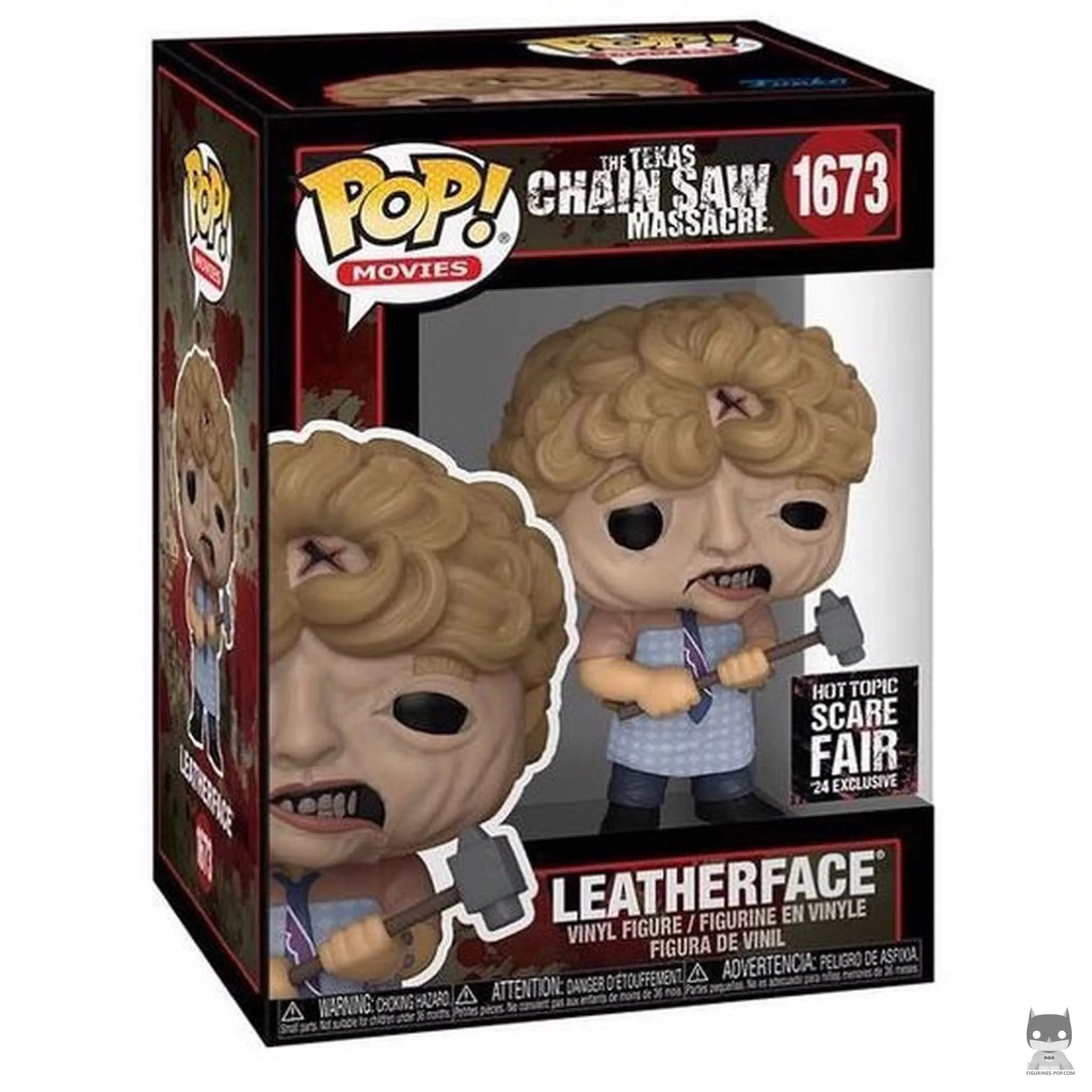 Figurine Funko POP Leatherface avec boîte