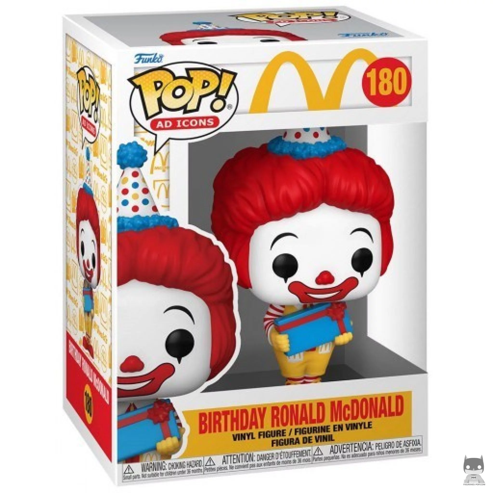 Figurine Funko POP Ronald McDonald Anniversaire avec boîte
