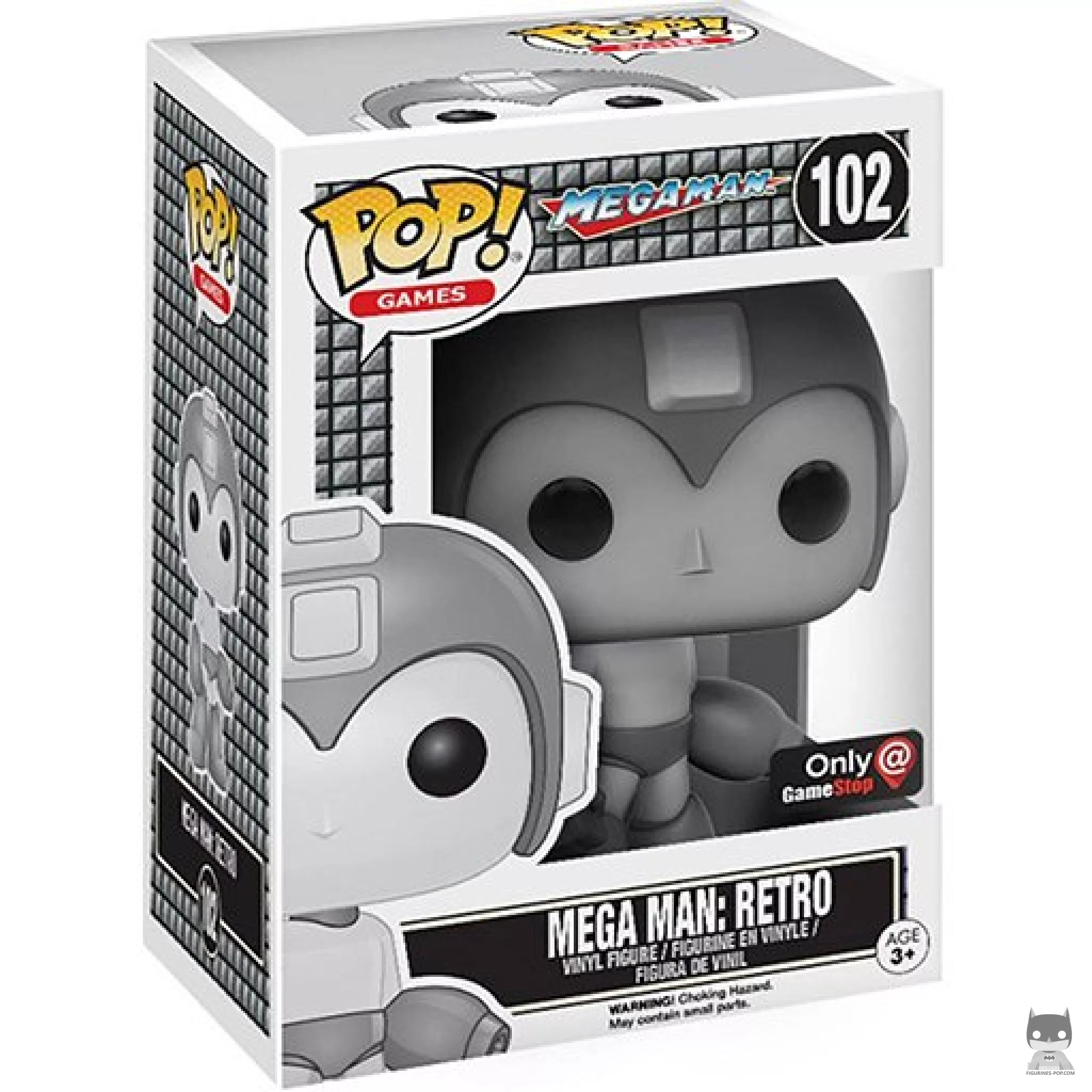 Figurine Funko POP Mega Man (Retro) avec boîte
