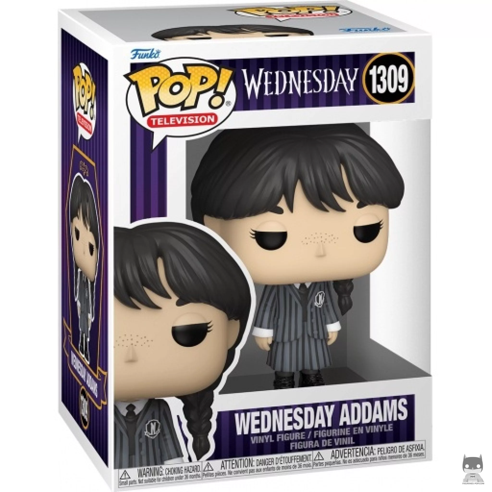 Figurine Funko POP Mercredi Addams avec boîte