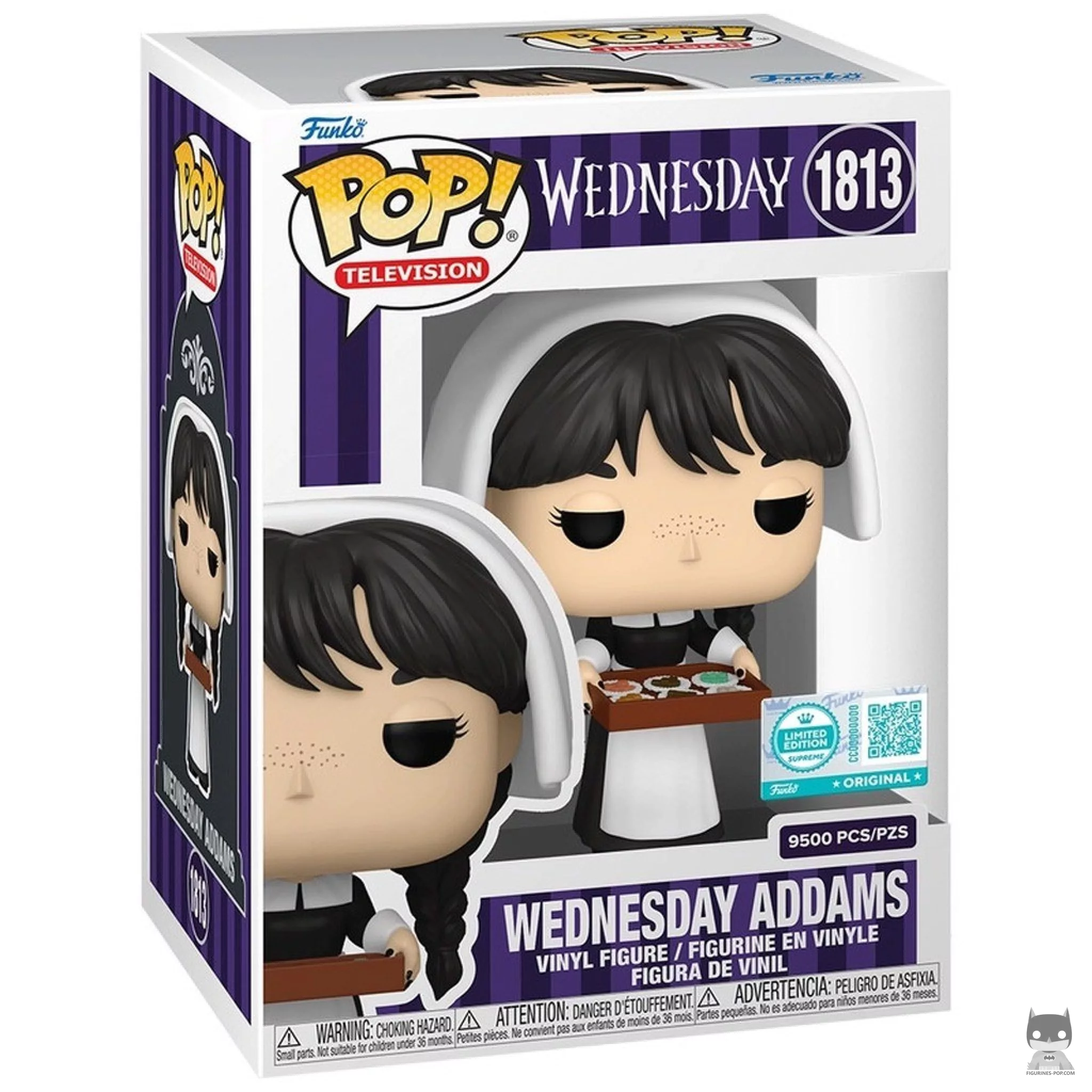 Figurine Funko POP Mercredi Addams avec boîte