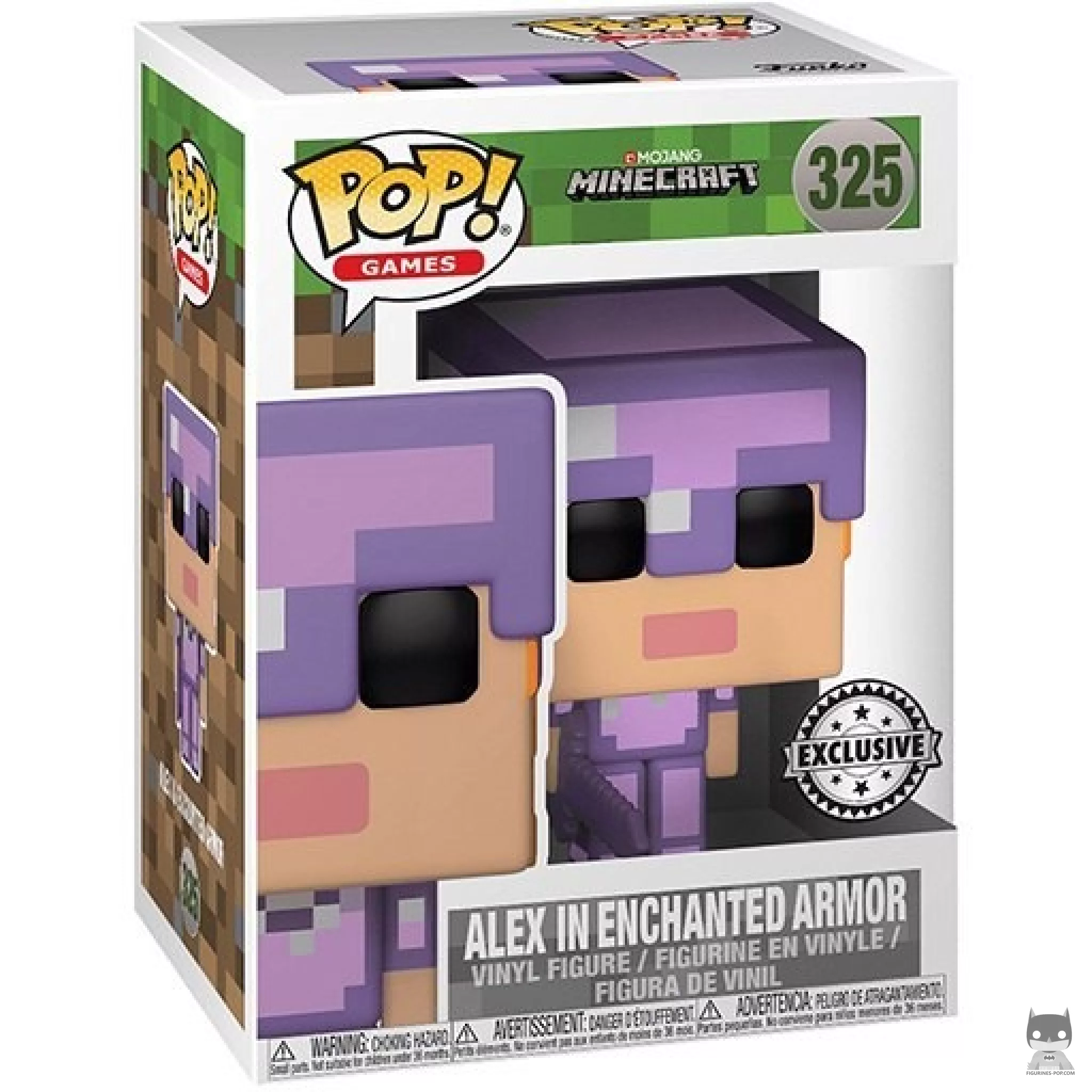 Figurine Funko POP Alex avec Armure Enchantée avec boîte