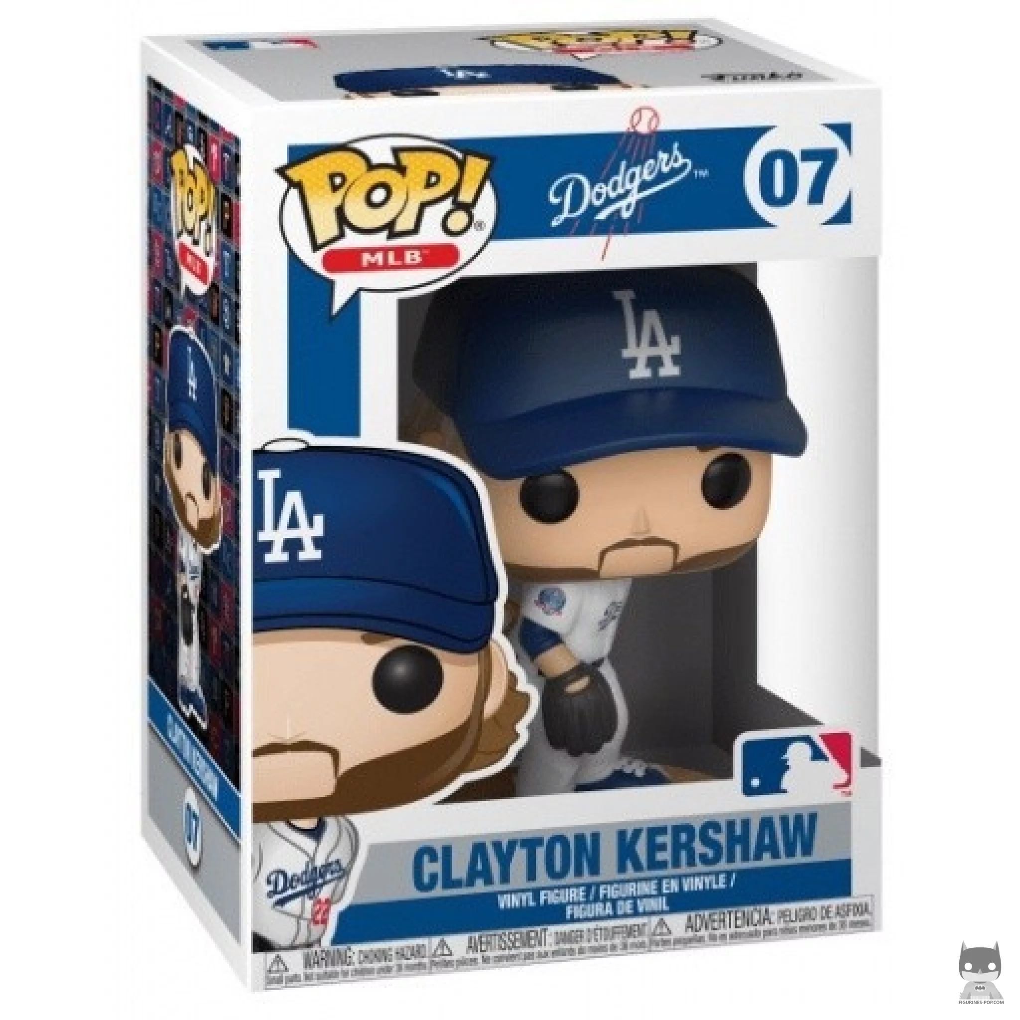 Figurine Funko POP Clayton Kershaw avec boîte