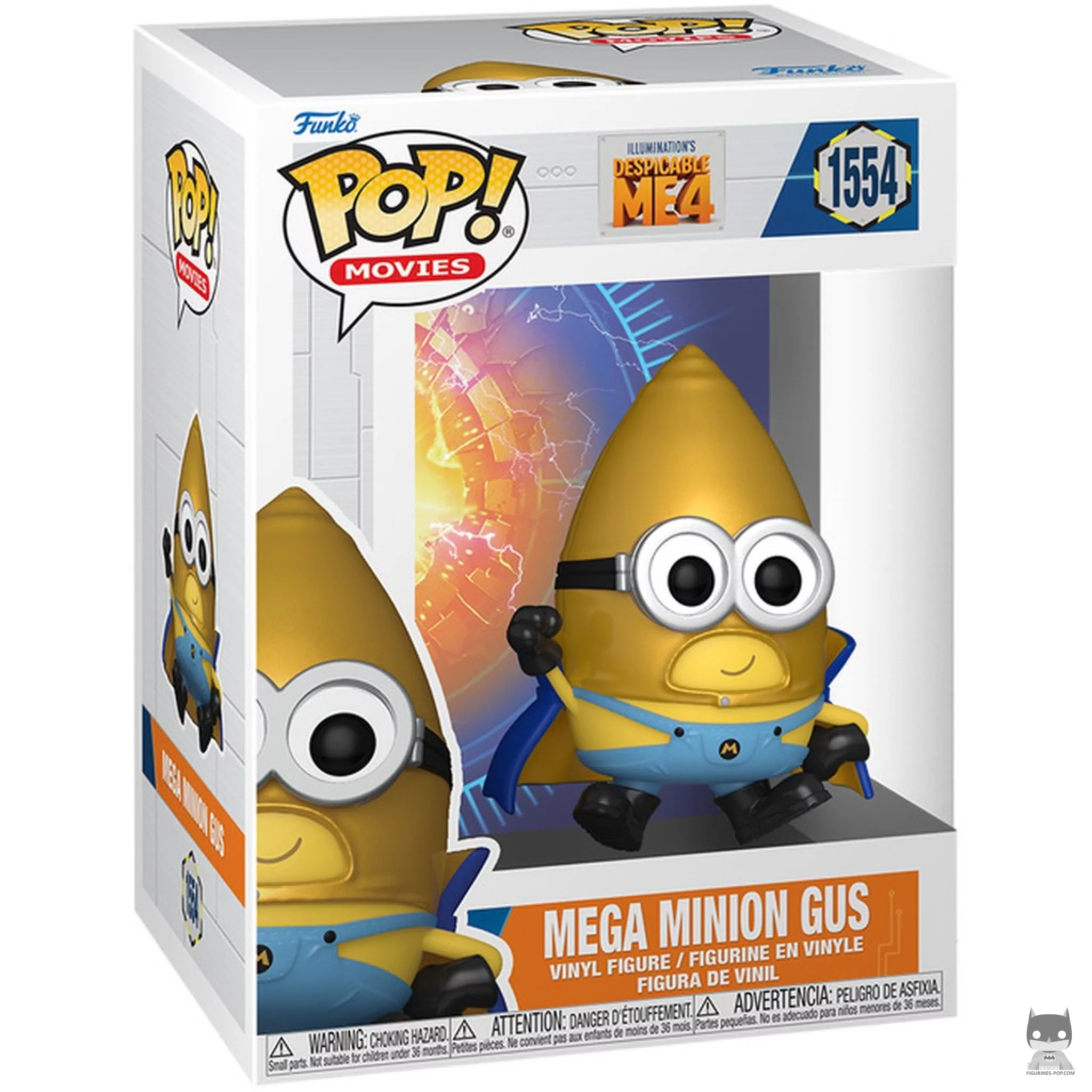 Figurine Funko POP Mega Minion Gus avec boîte
