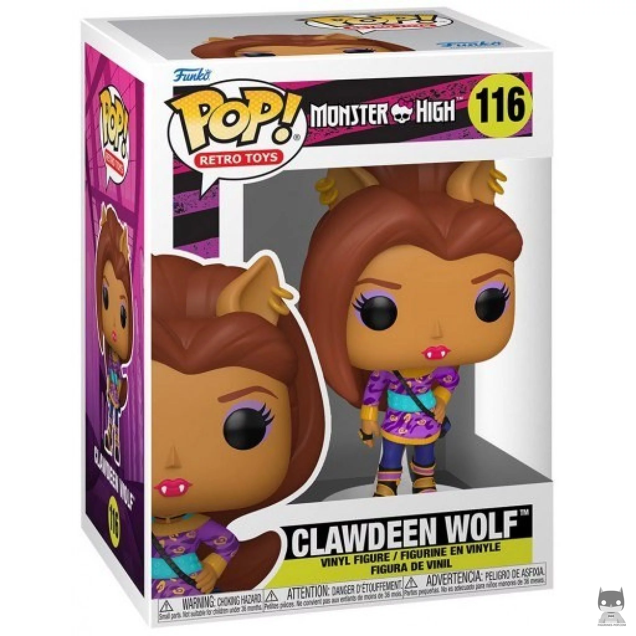 Figurine Funko POP Clawdeen Wolf avec boîte