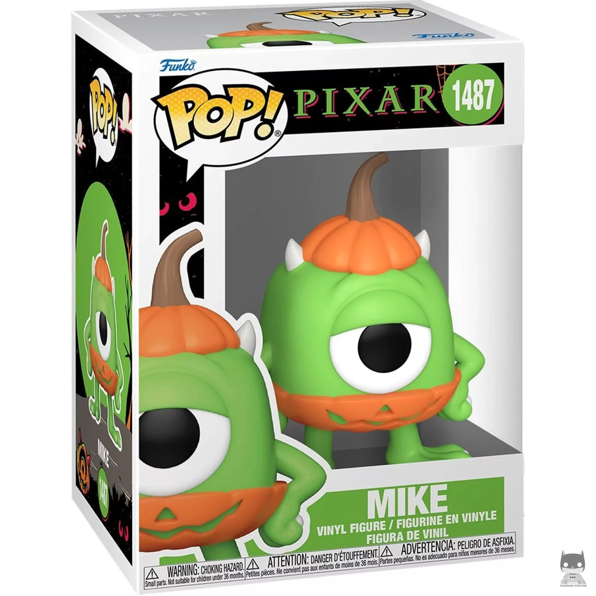 Figurine Funko POP Mike Wazowski en costume de citrouille avec boîte