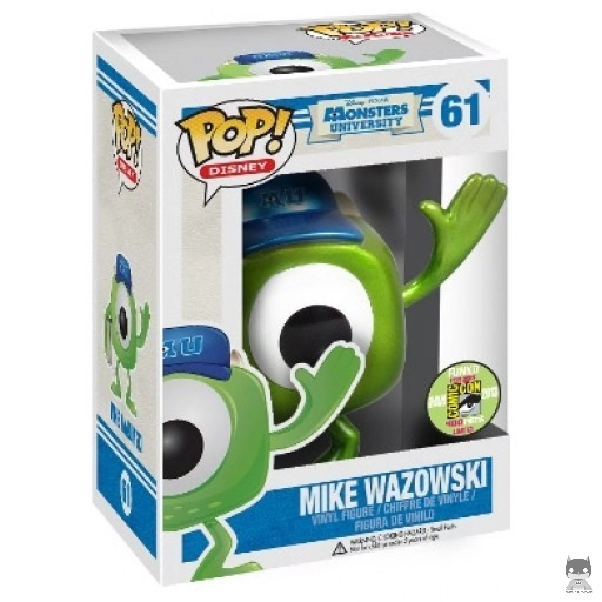 Figurine Funko POP Bob Razowski (Metallic) avec boîte
