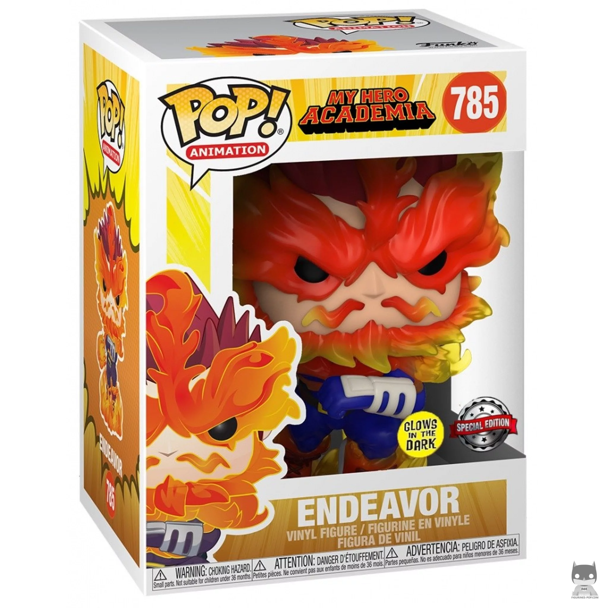 Figurine Funko POP Endeavor (Glow in the Dark) avec boîte