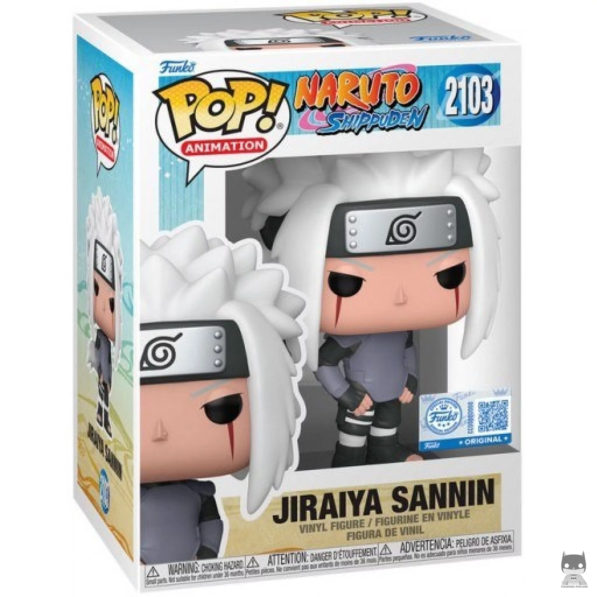 Figurine Funko POP Jiraiya Sannin avec boîte