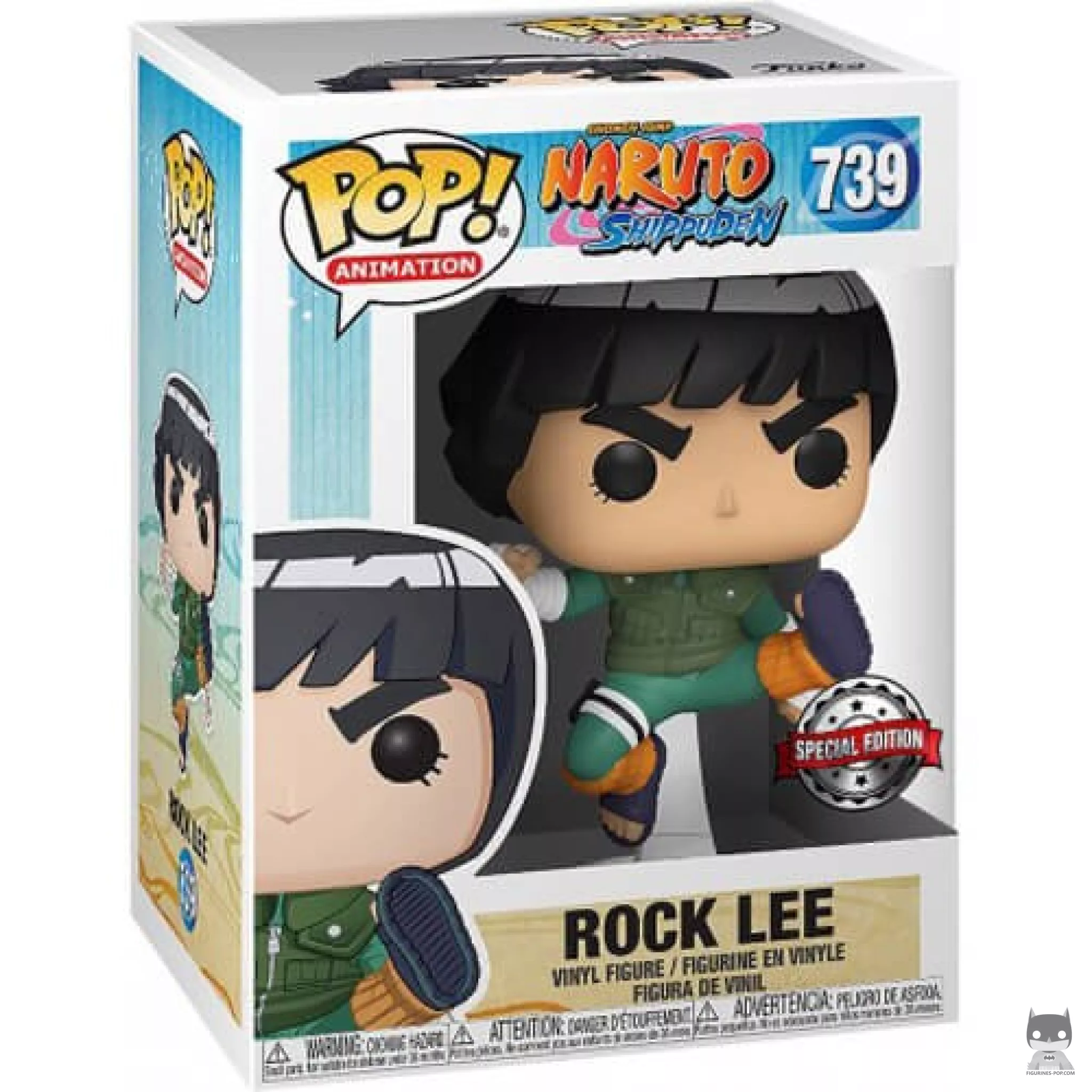 Figurine Funko POP Rock Lee avec boîte