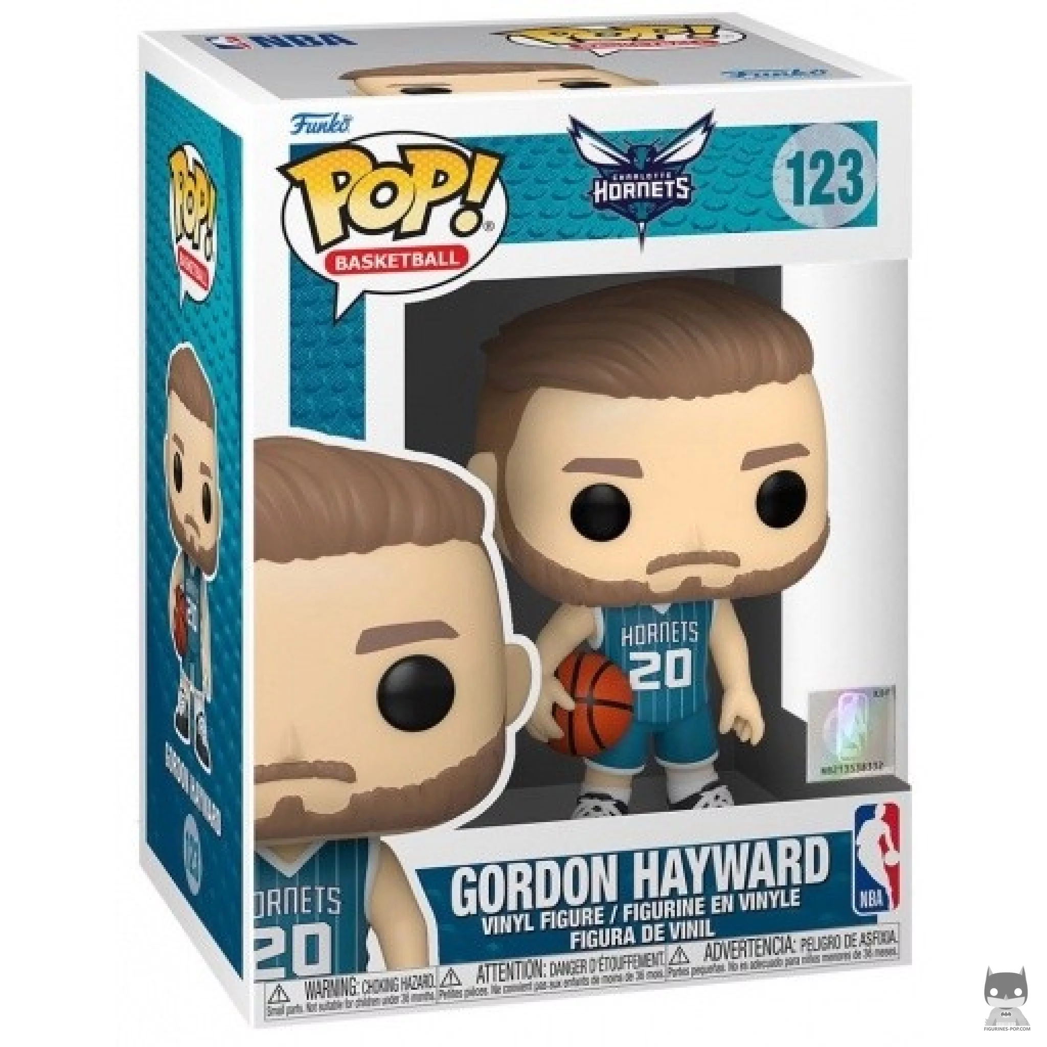 Figurine Funko POP Gordon Hayward (Hornets) avec boîte