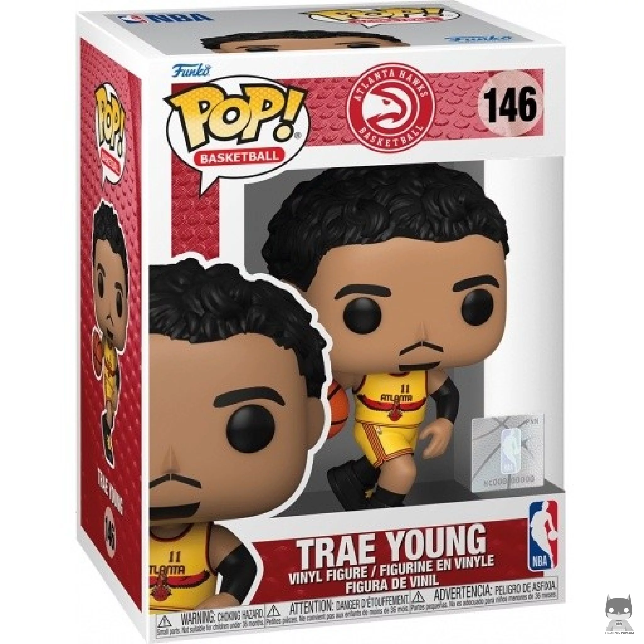 Figurine Funko POP Trae Young avec boîte