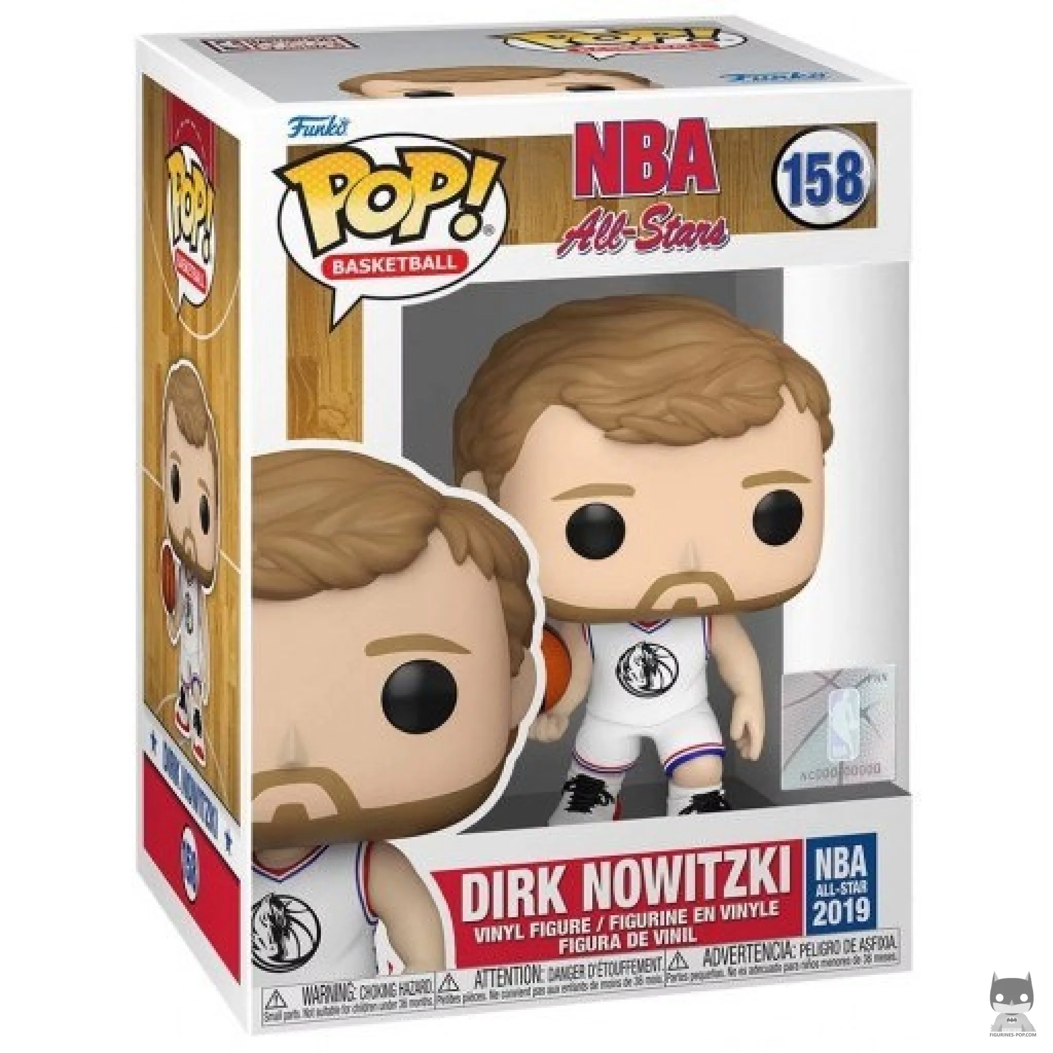 Figurine Funko POP Dirk Nowitzki avec boîte
