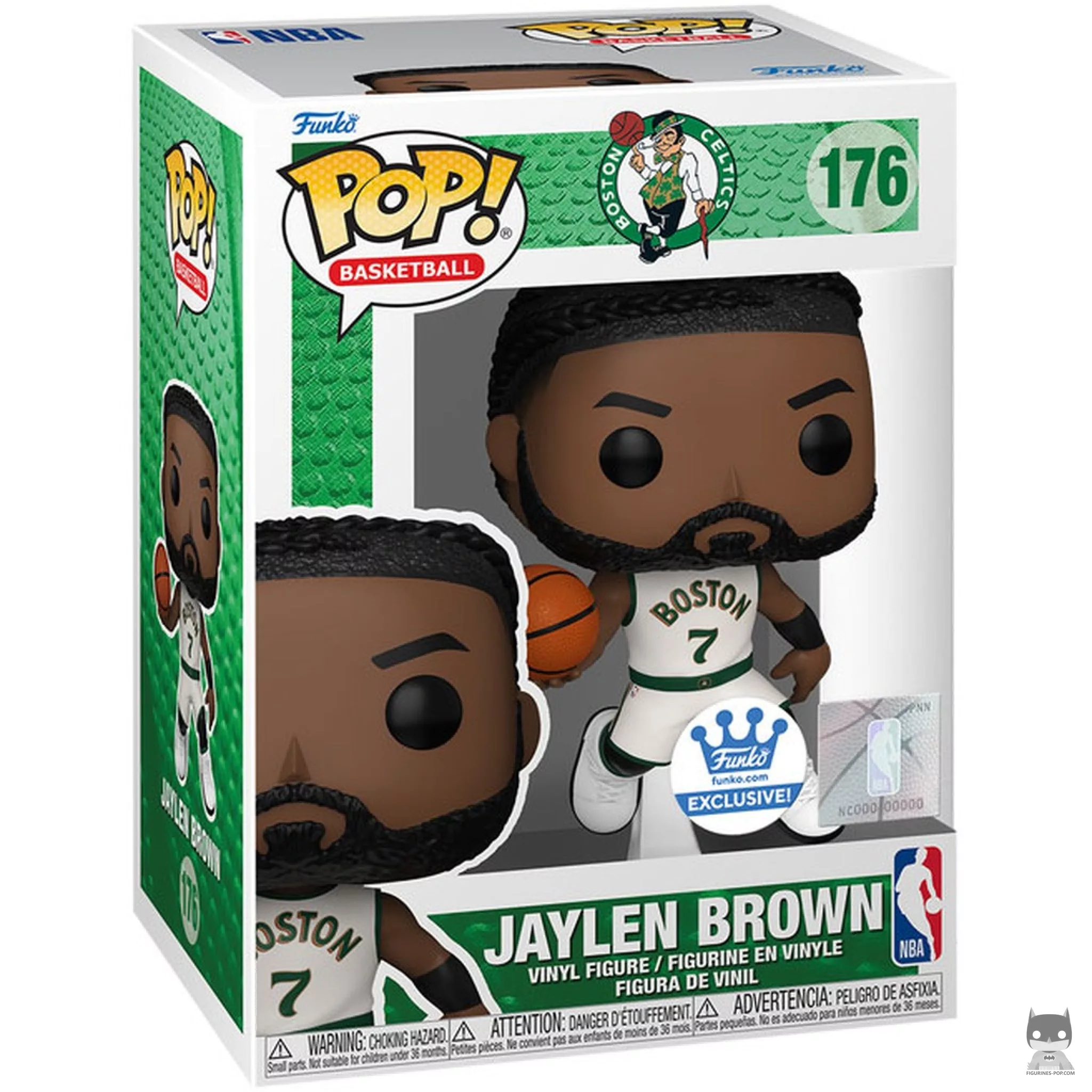 Figurine Funko POP Jaylen Brown (City Edition Jersey) avec boîte