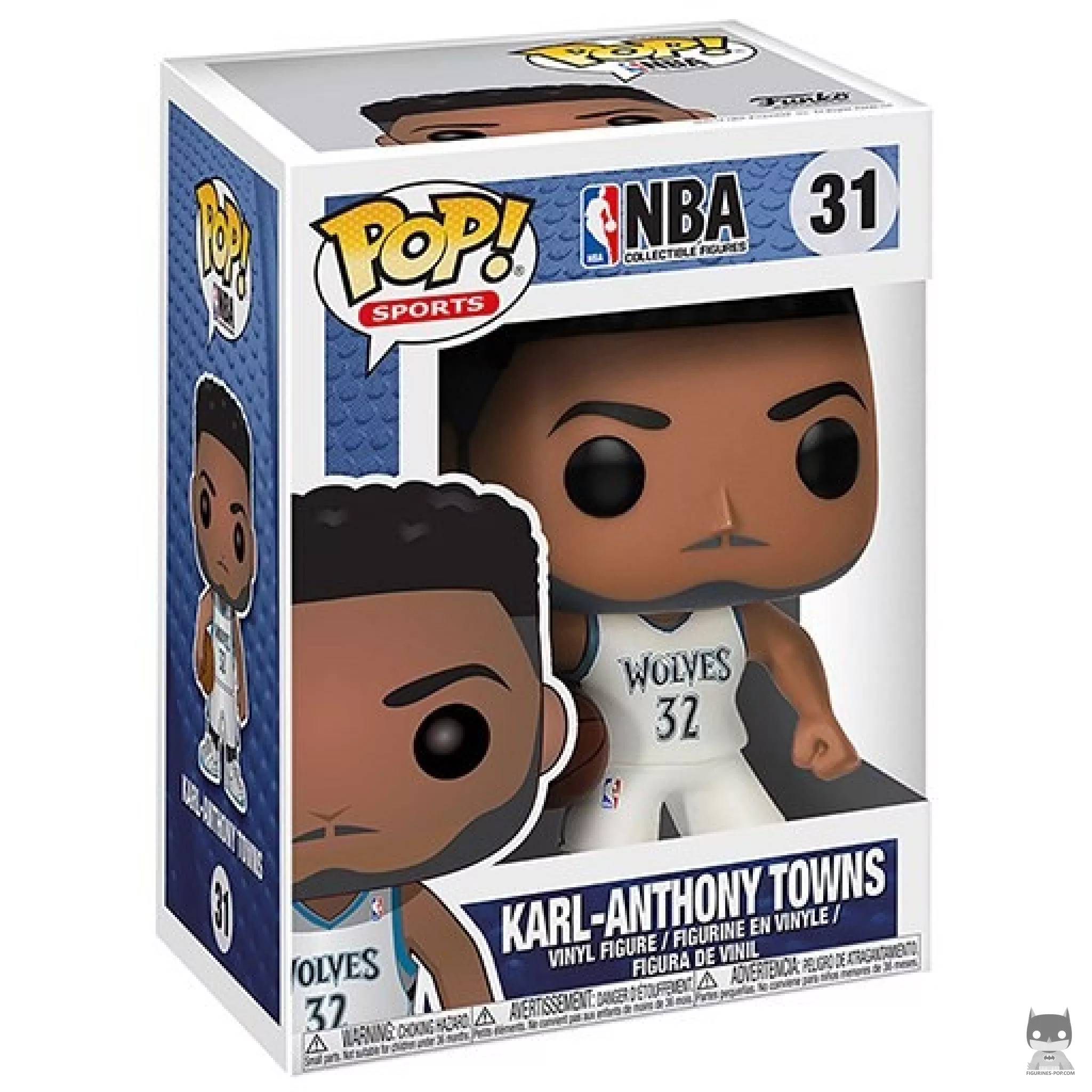 Figurine Funko POP Karl-Anthony Towns avec boîte
