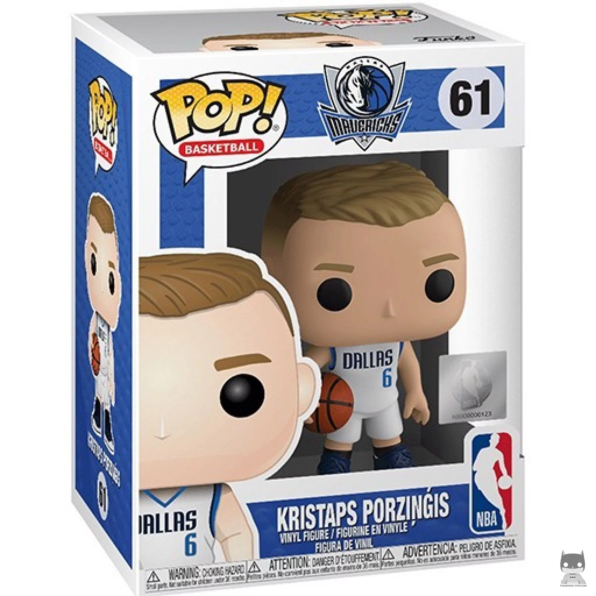 Figurine Funko POP Kristaps Porzingis avec boîte