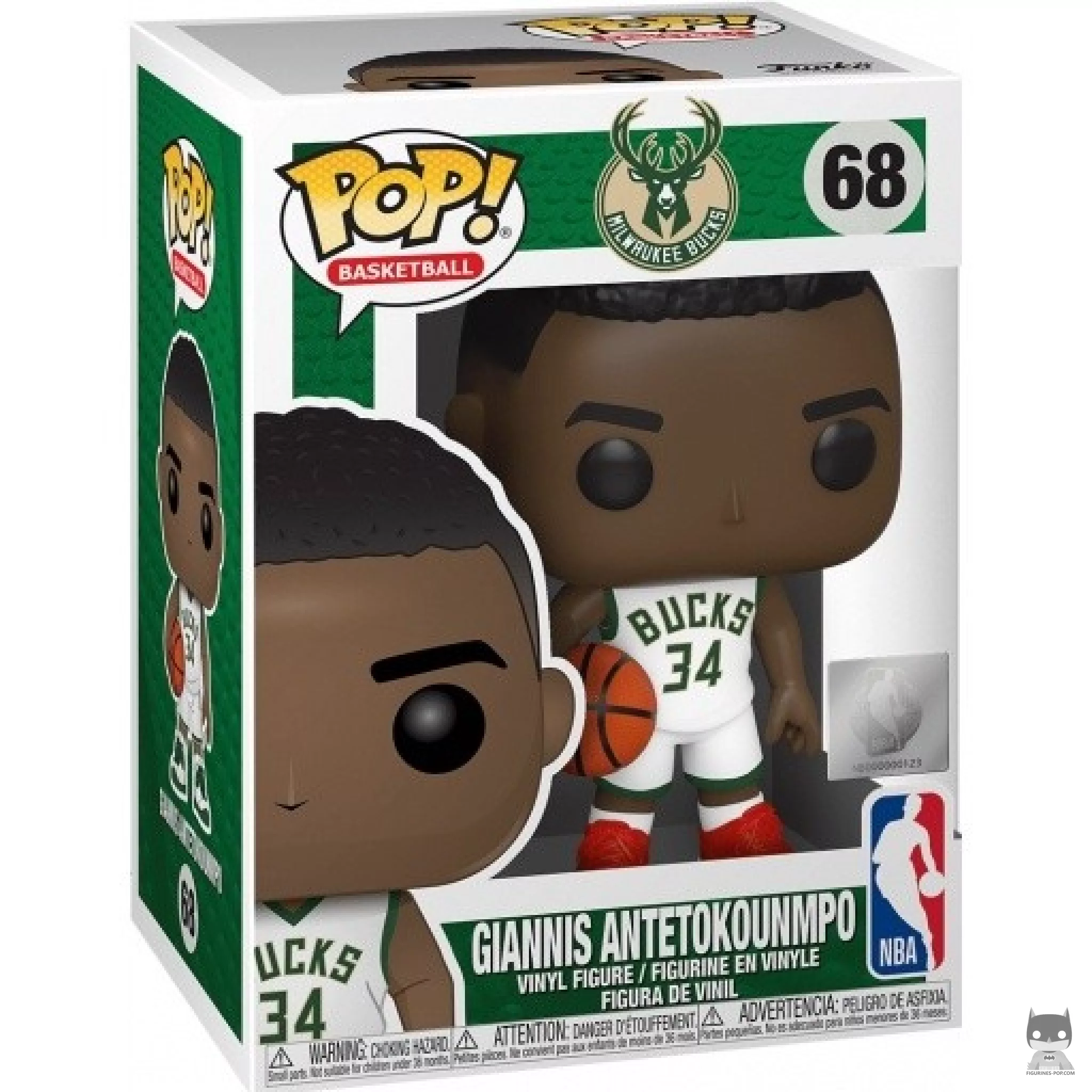 Figurine Funko POP Giannis Antetokounmpo avec boîte