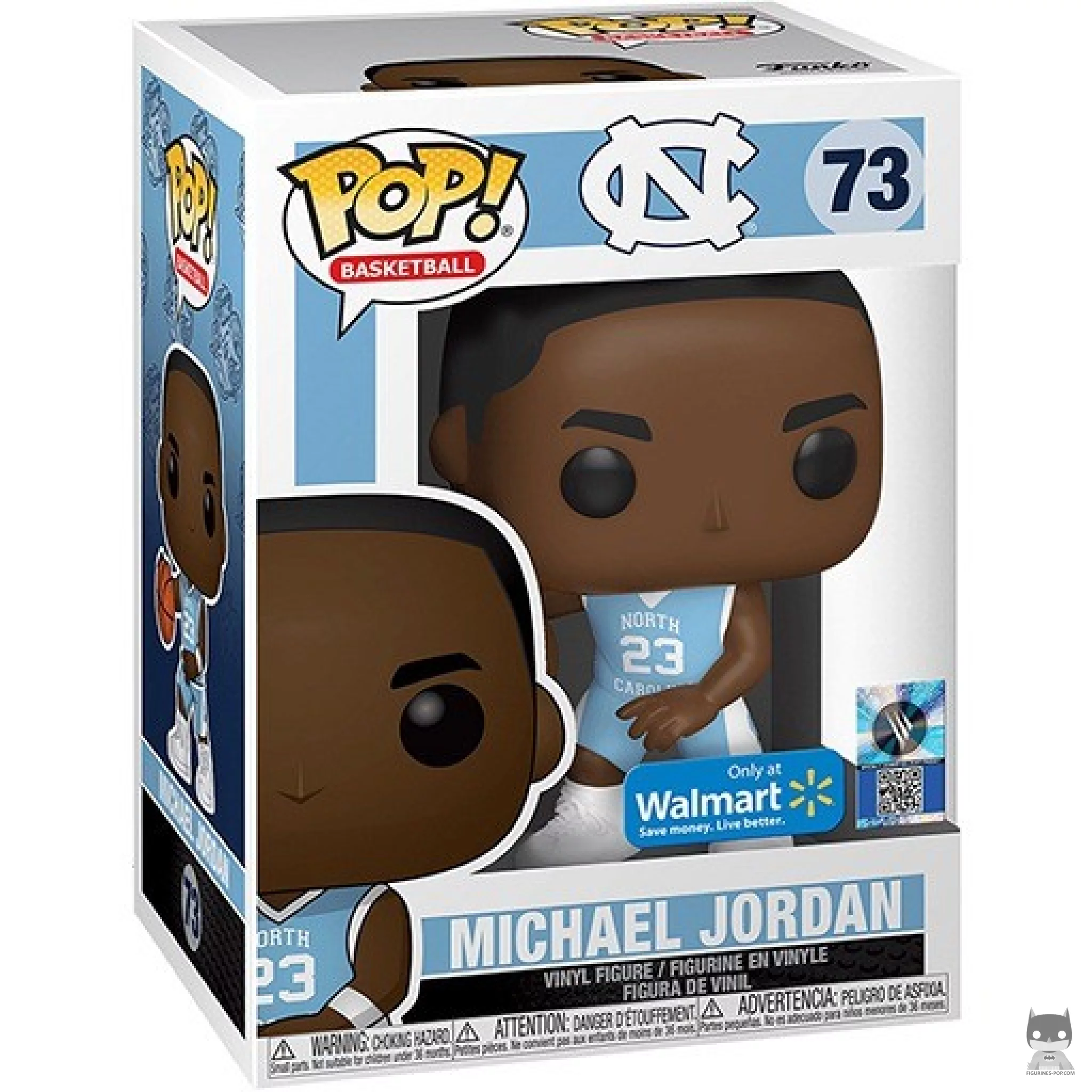 Figurine Funko POP Michael Jordan (UNC Home UNC) avec boîte