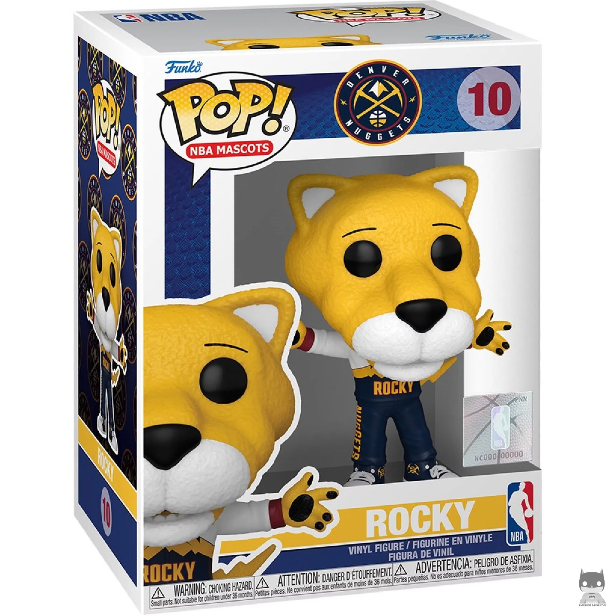 Figurine Funko POP Rocky (Denver Nuggets) avec boîte