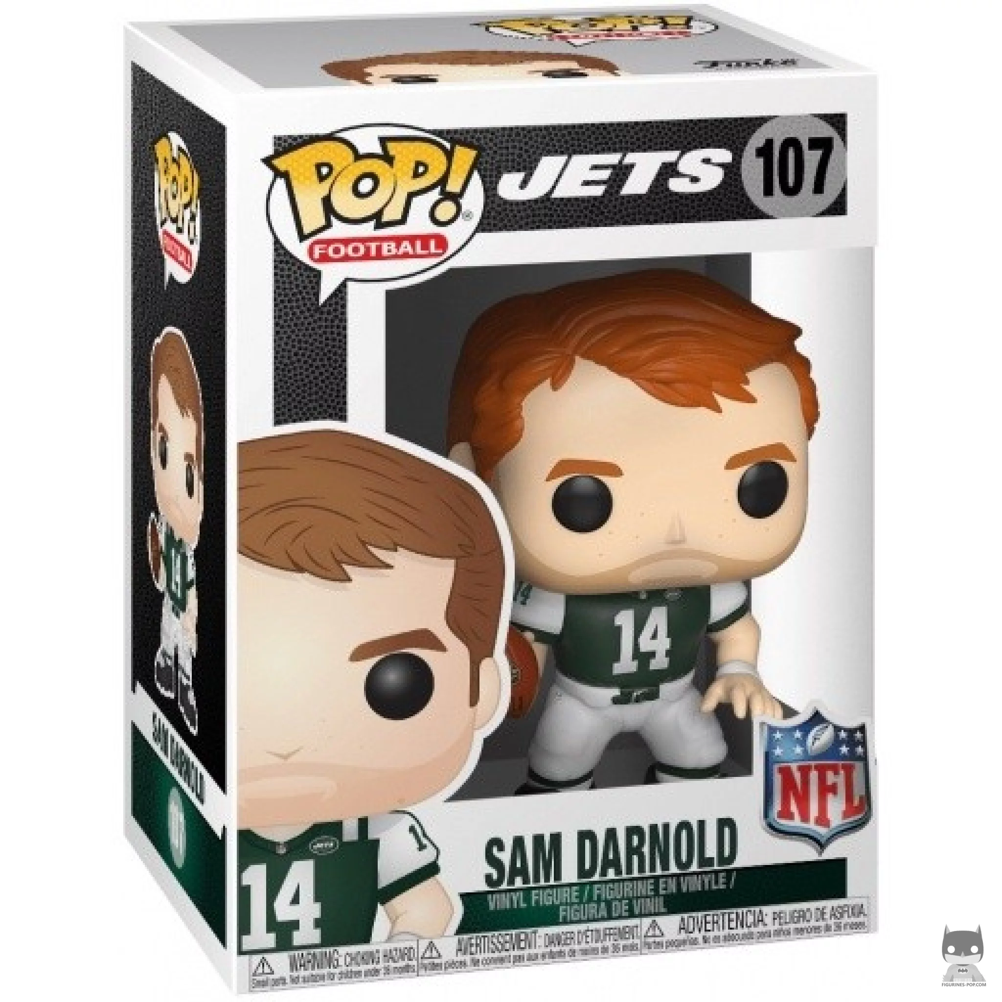 Figurine Funko POP Sam Darnold avec boîte